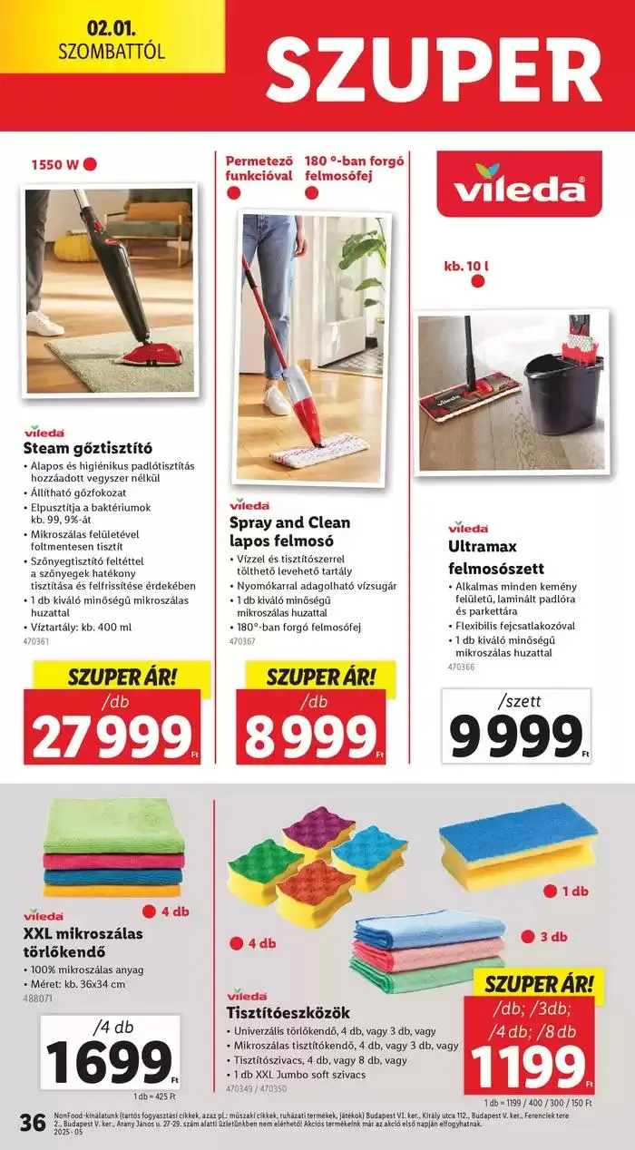 Katalógus Akciós újság – 05. hét január 30.-tól február 5.-ig 2025. - Oldal 36