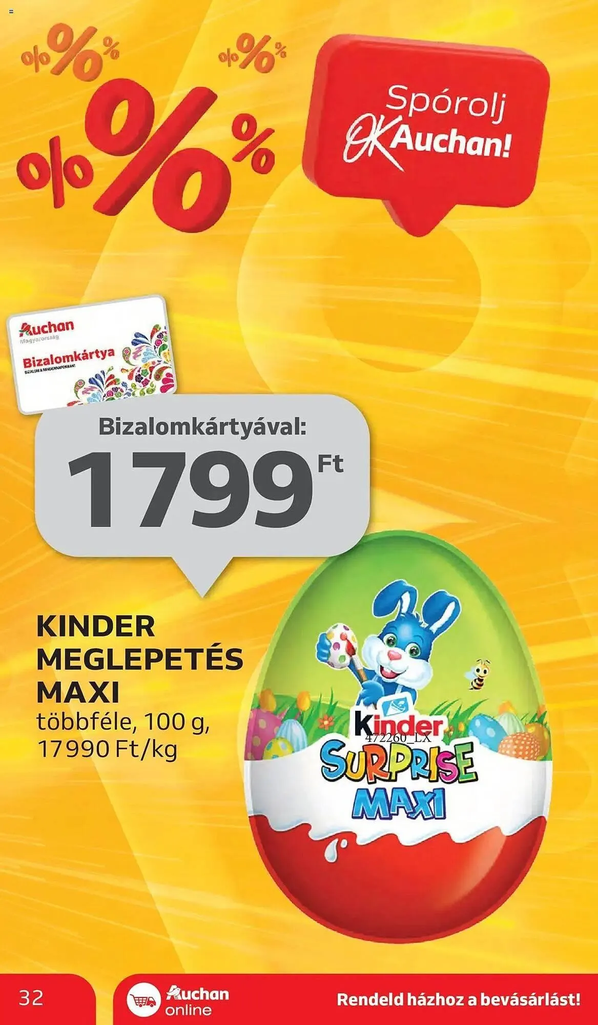 Katalógus Auchan akciós újság április 10.-tól április 16.-ig 2025. - Oldal 32