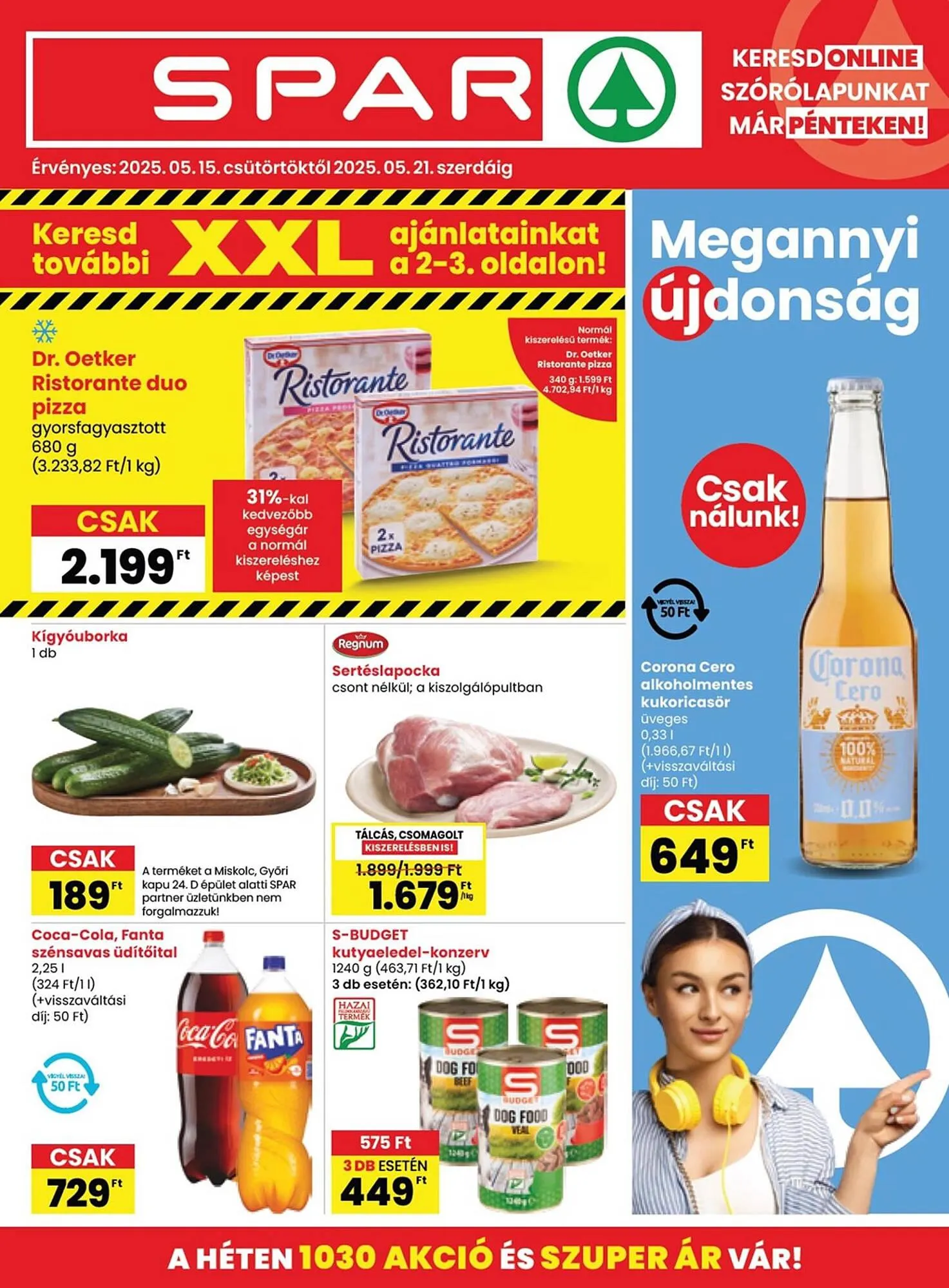 Katalógus Spar akciós újság május 15.-tól május 21.-ig 2025. - Oldal 1