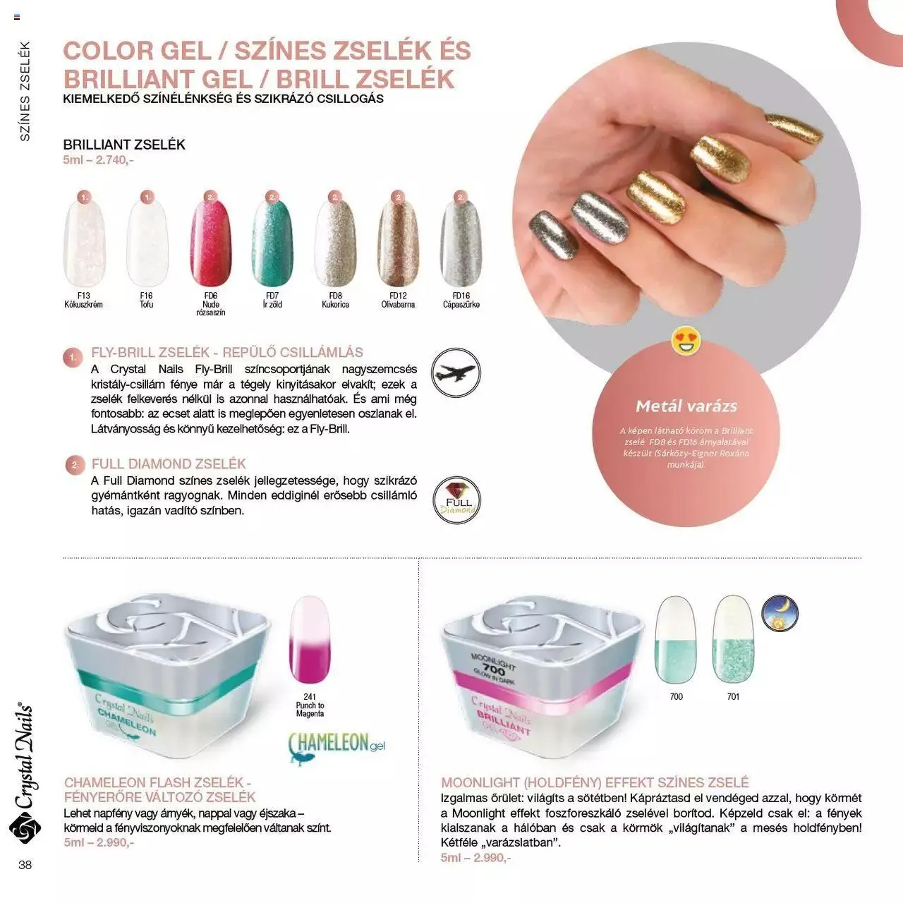 Katalógus Crystal Nails - Nagykatalógus 2023/24 március 6.-tól december 31.-ig 2023. - Oldal 38