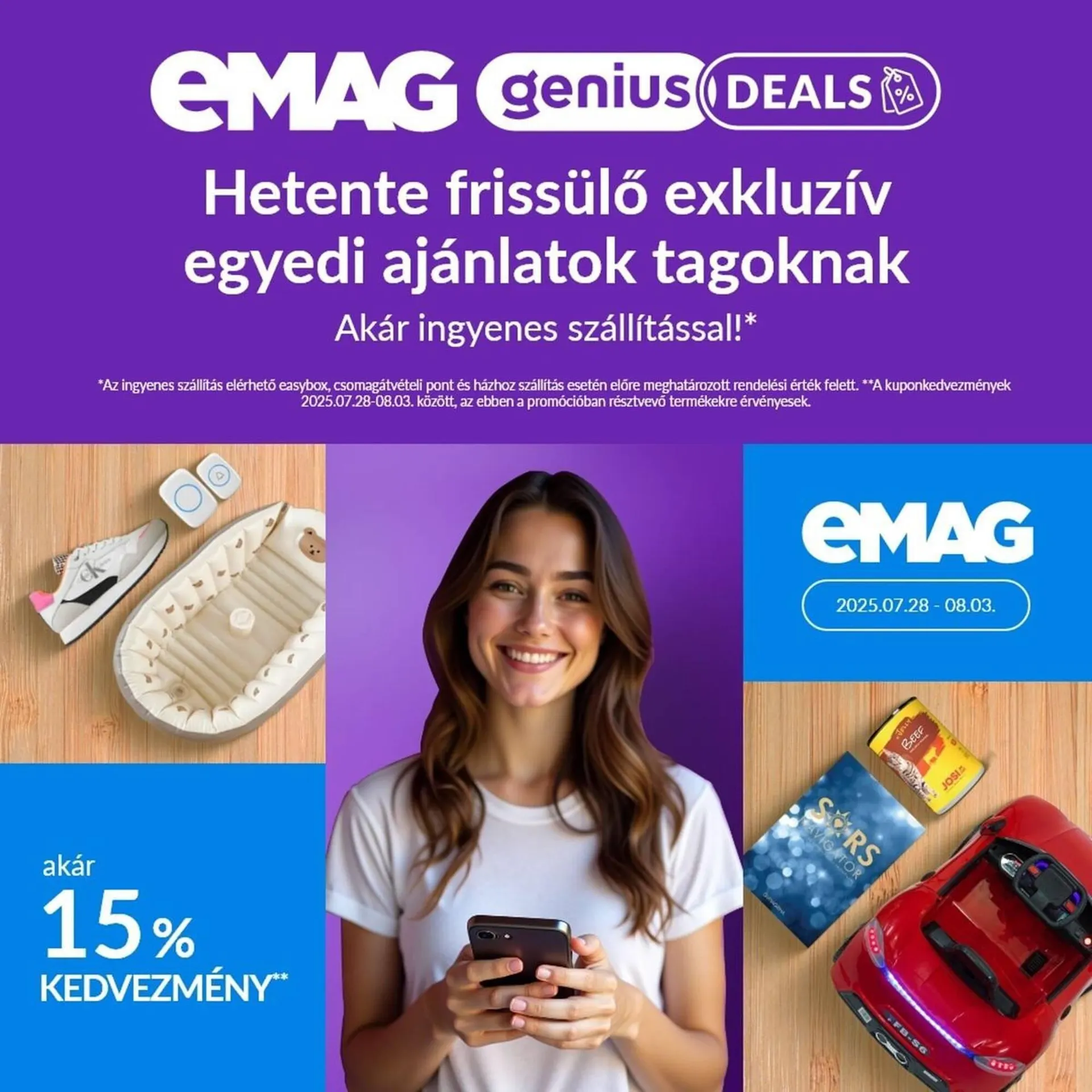 Katalógus eMAG akciós újság július 28.-tól augusztus 3.-ig 2025. - Oldal 4
