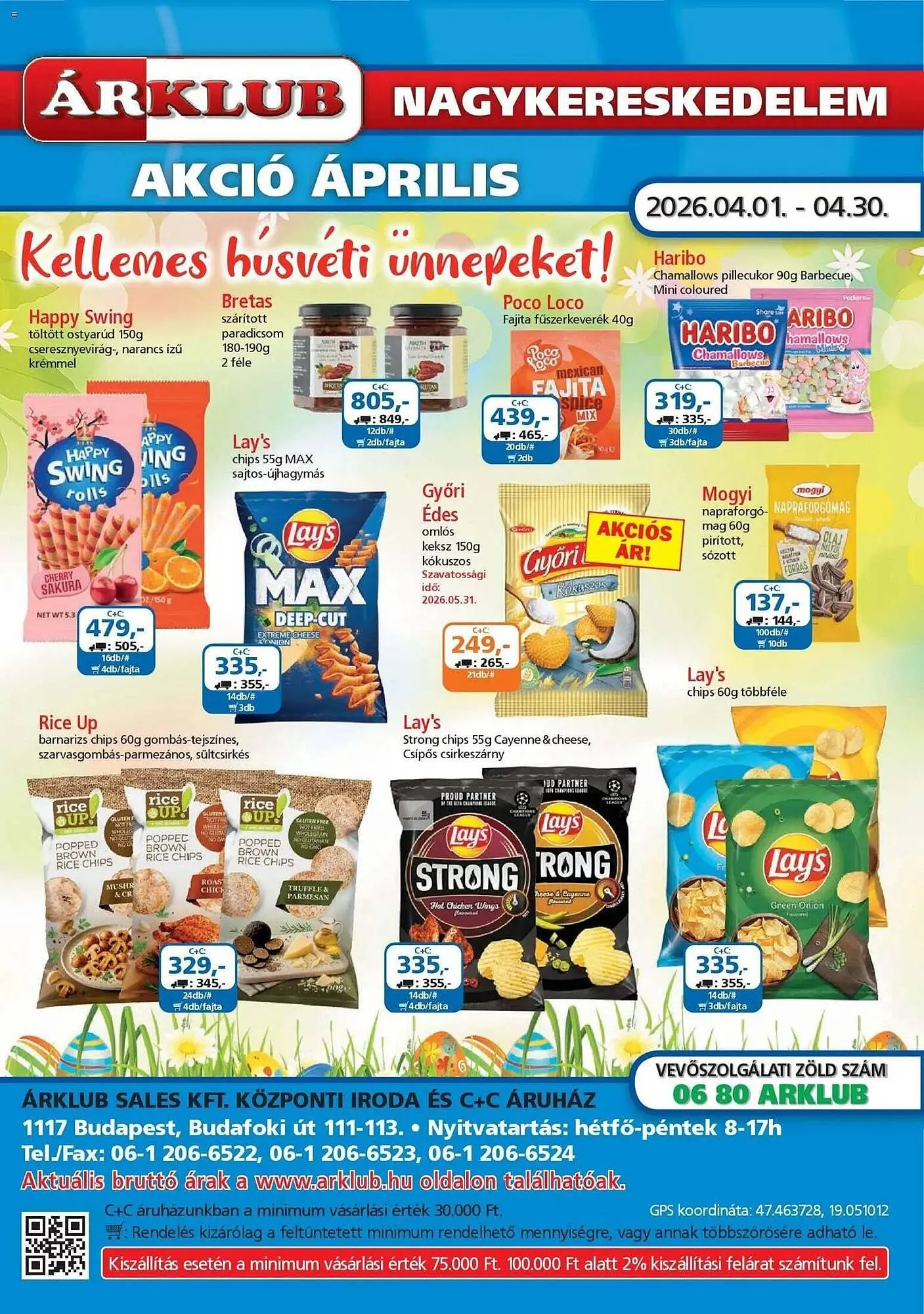 Katalógus ÁRKLUB akciós újság április 1.-tól április 30.-ig 2026. - Oldal 1