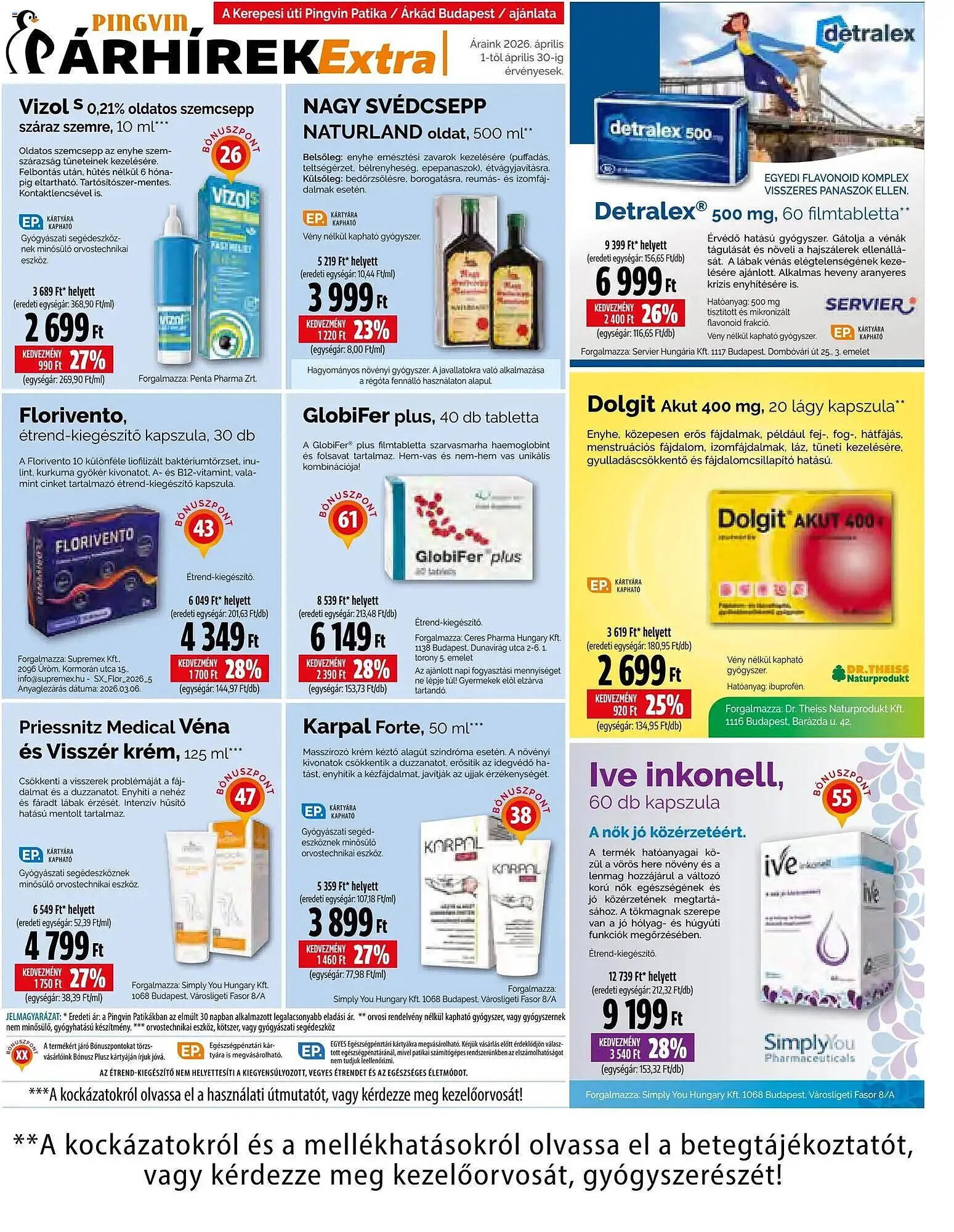 Katalógus Pingvin Patika akciós újság április 1.-tól április 30.-ig 2026. - Oldal 7