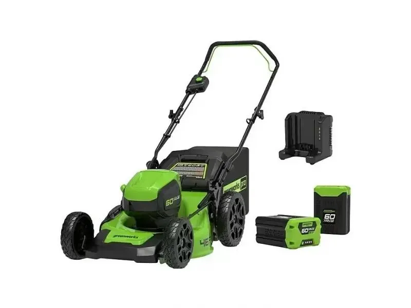 GREENWORKS GD60LM46HPK2X - akkus fűnyíró (60V, akkuval és töltővel)