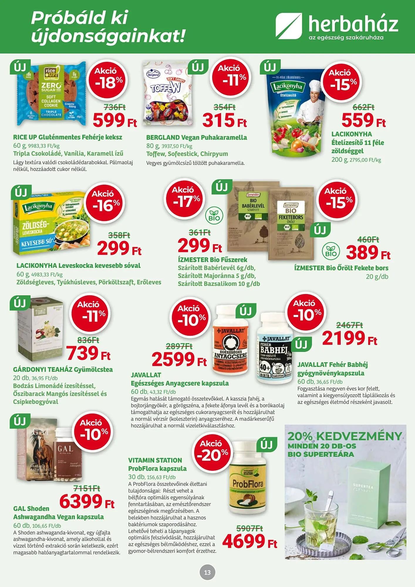 Katalógus Herbaház akciós újság május 5.-tól június 1.-ig 2025. - Oldal 13