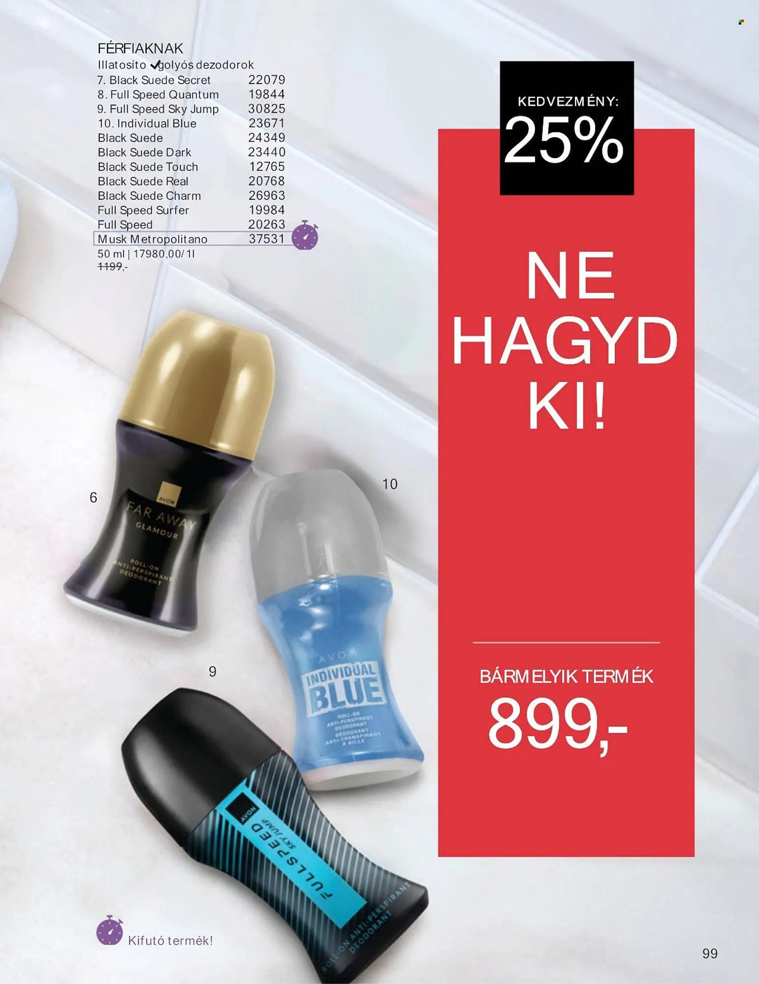 Katalógus AVON akciós újság július 1.-tól július 31.-ig 2025. - Oldal 99