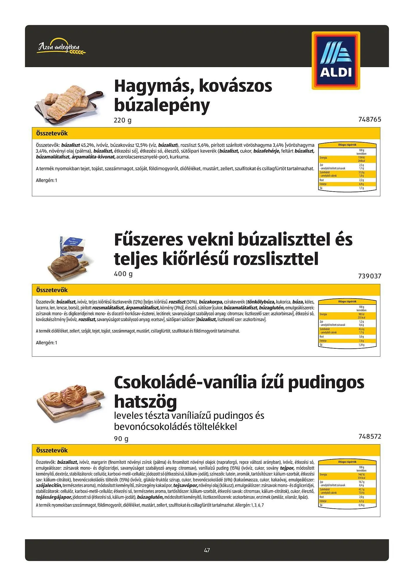 Katalógus ALDI akciós újság május 31.-tól július 4.-ig 2025. - Oldal 47