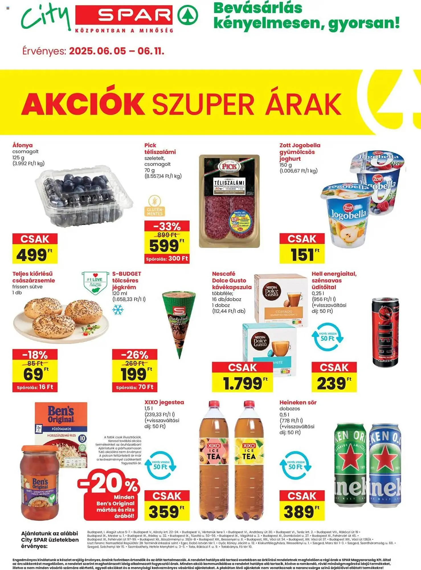 Katalógus Spar akciós újság június 5.-tól június 11.-ig 2025. - Oldal 1