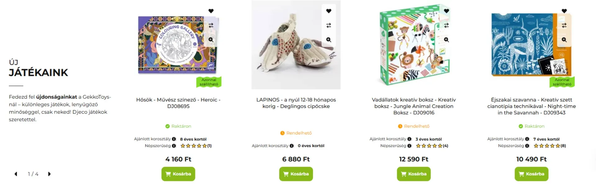 Katalógus GekkoToys akciós újság március 13.-tól április 2.-ig 2025. - Oldal 1