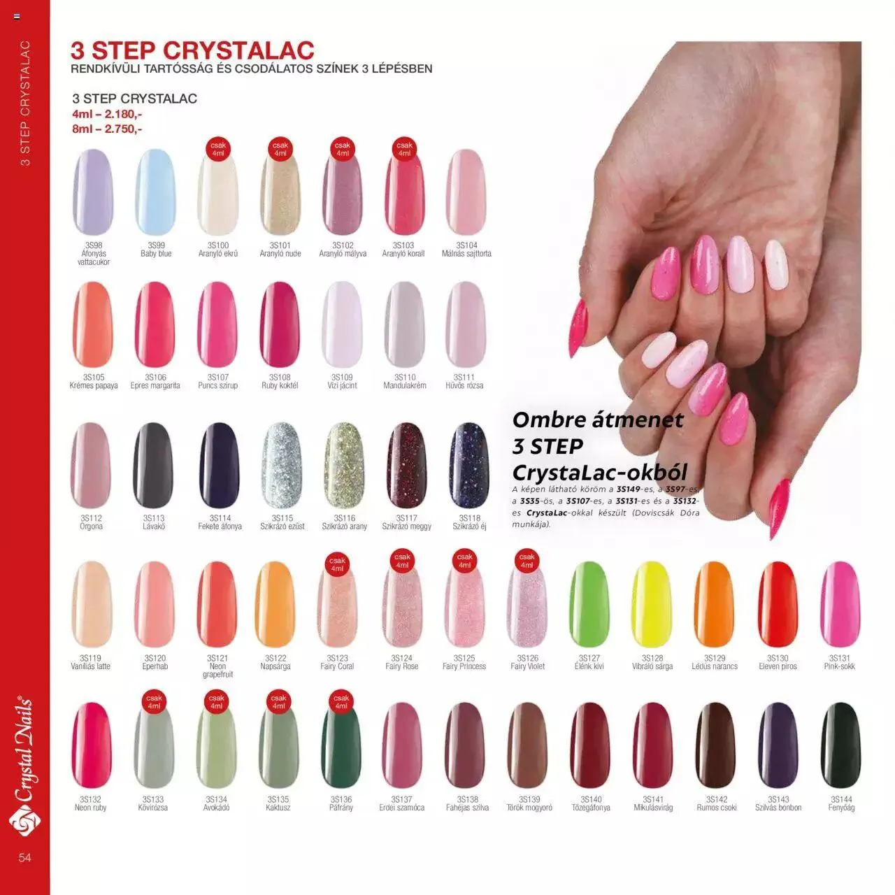 Katalógus Crystal Nails - Nagykatalógus 22/23 március 8.-tól december 31.-ig 2023. - Oldal 54