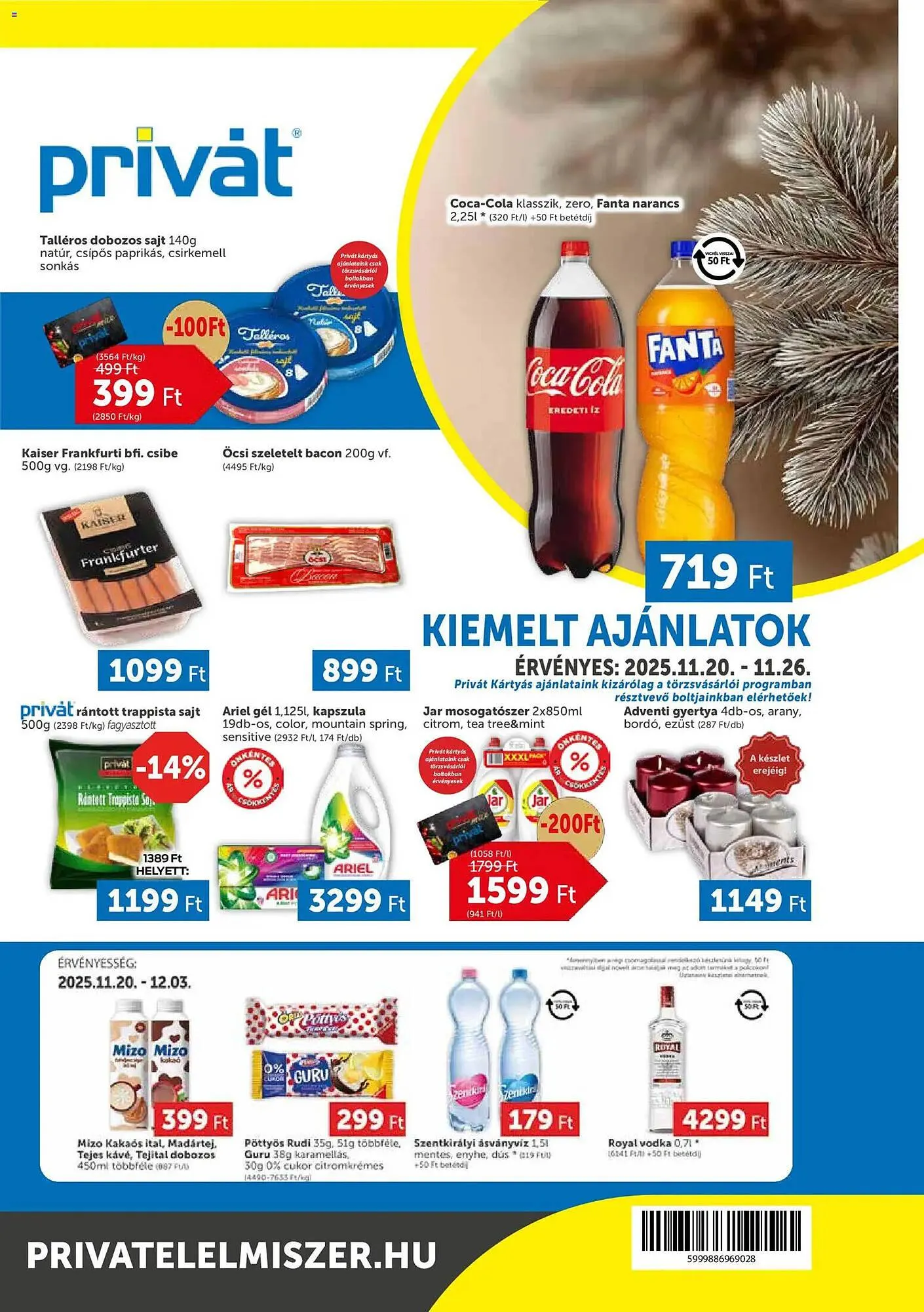 PRIVÁT akciós újság - 1