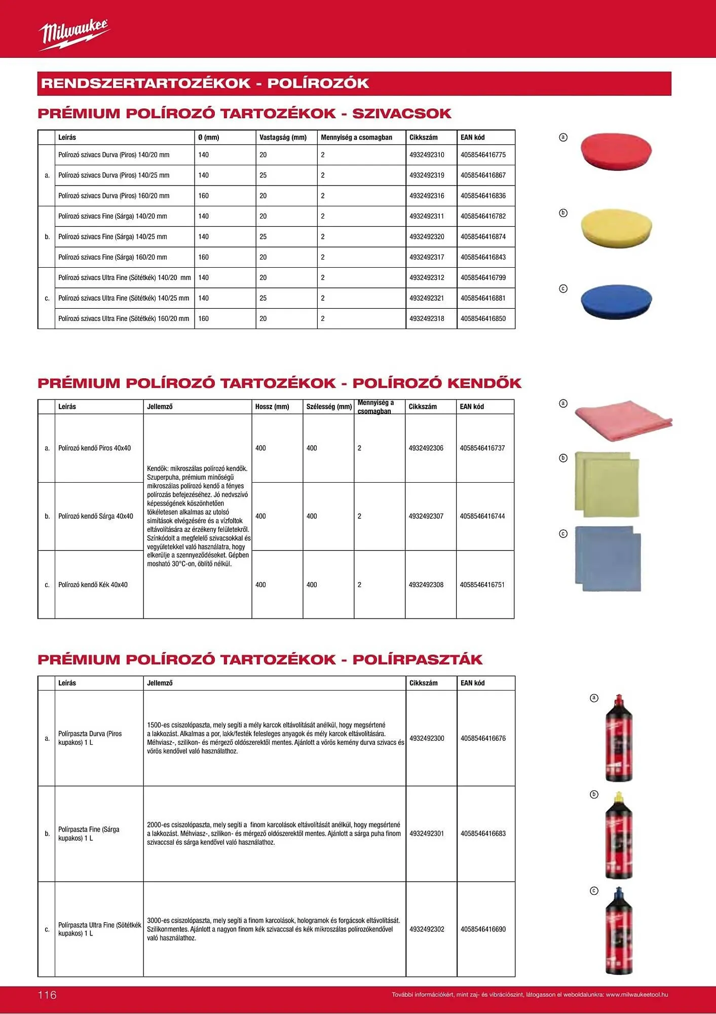 Katalógus Milwaukee akciós újság szeptember 16.-tól december 31.-ig 2026. - Oldal 116