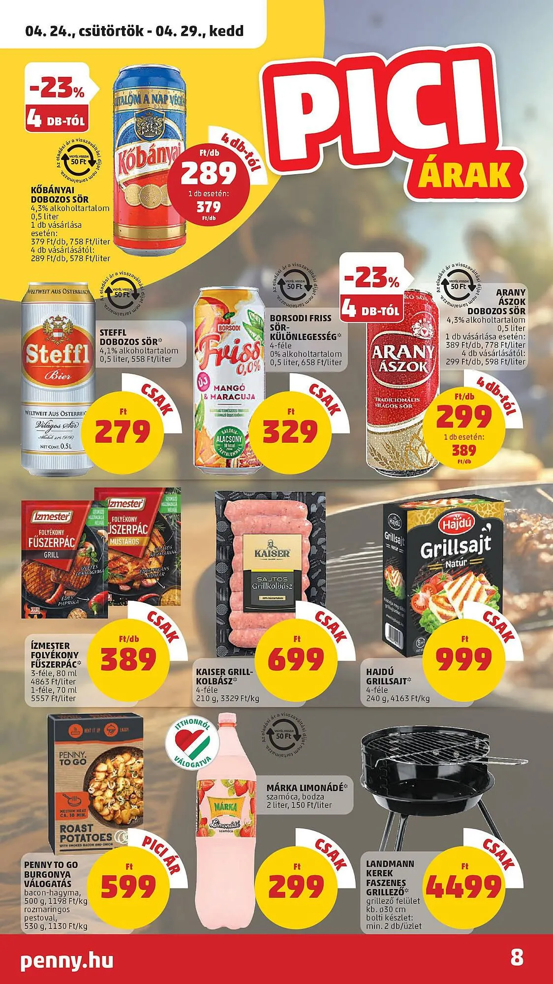 Katalógus PENNY akciós újság április 24.-tól április 29.-ig 2025. - Oldal 8