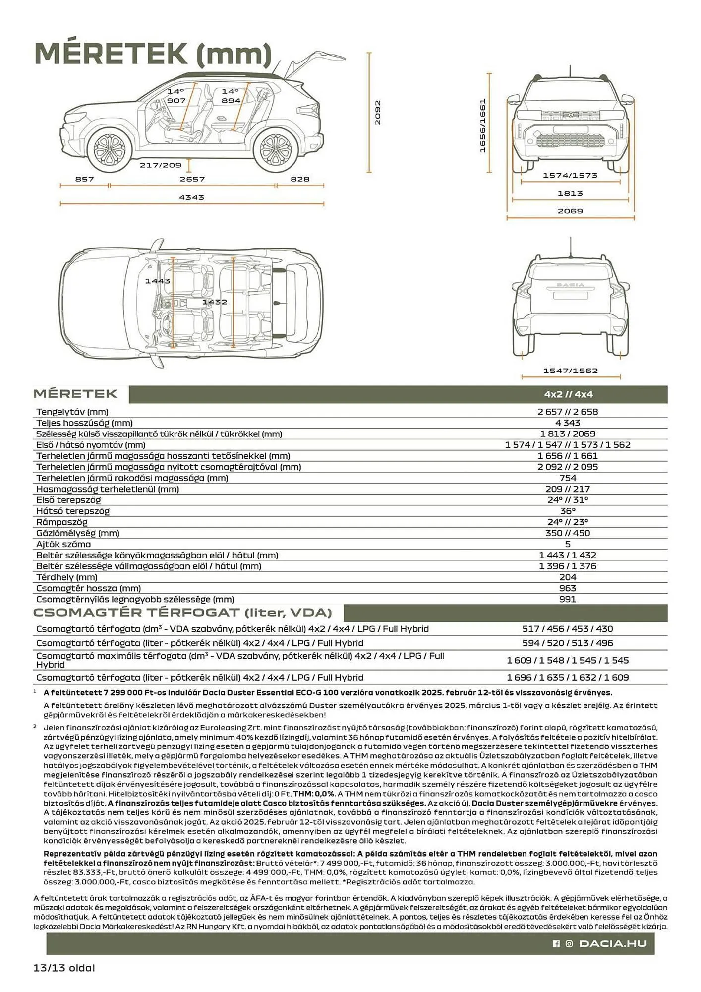 Katalógus Dacia akciós újság március 18.-tól május 4.-ig 2025. - Oldal 13
