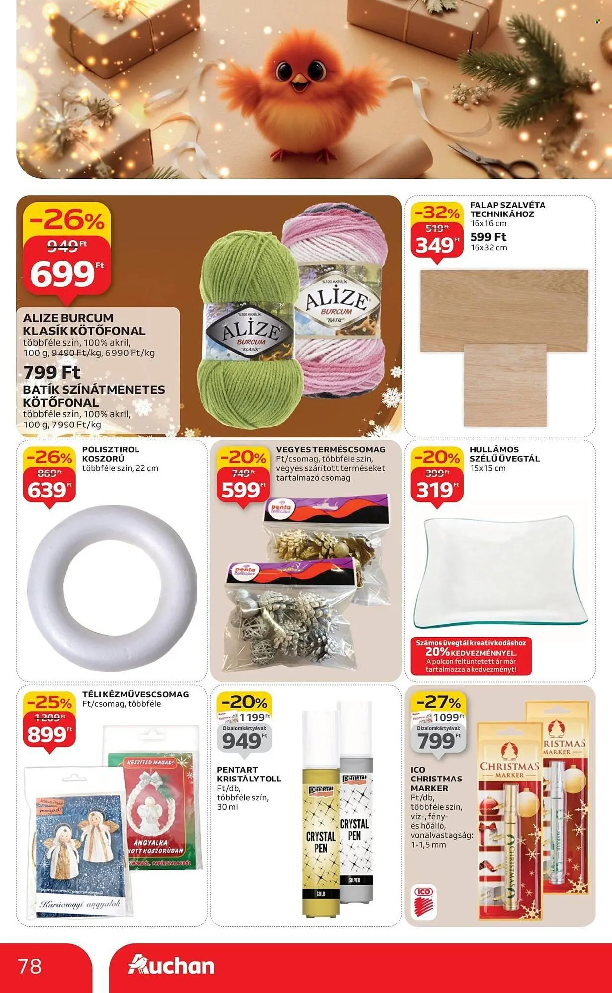 Katalógus Auchan akciós újság december 4.-tól december 10.-ig 2025. - Oldal 78