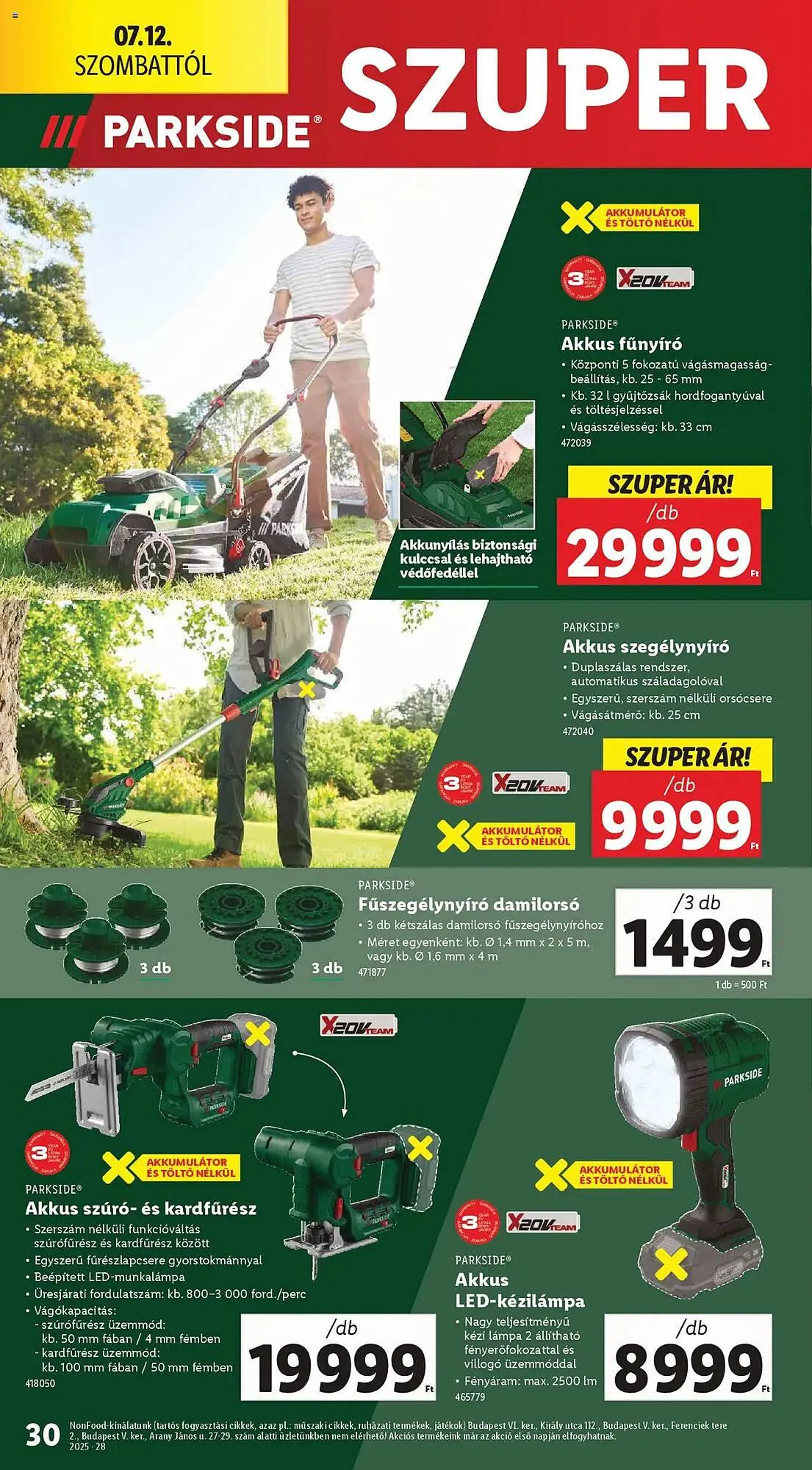 Katalógus Lidl akciós újság július 10.-tól július 16.-ig 2025. - Oldal 30