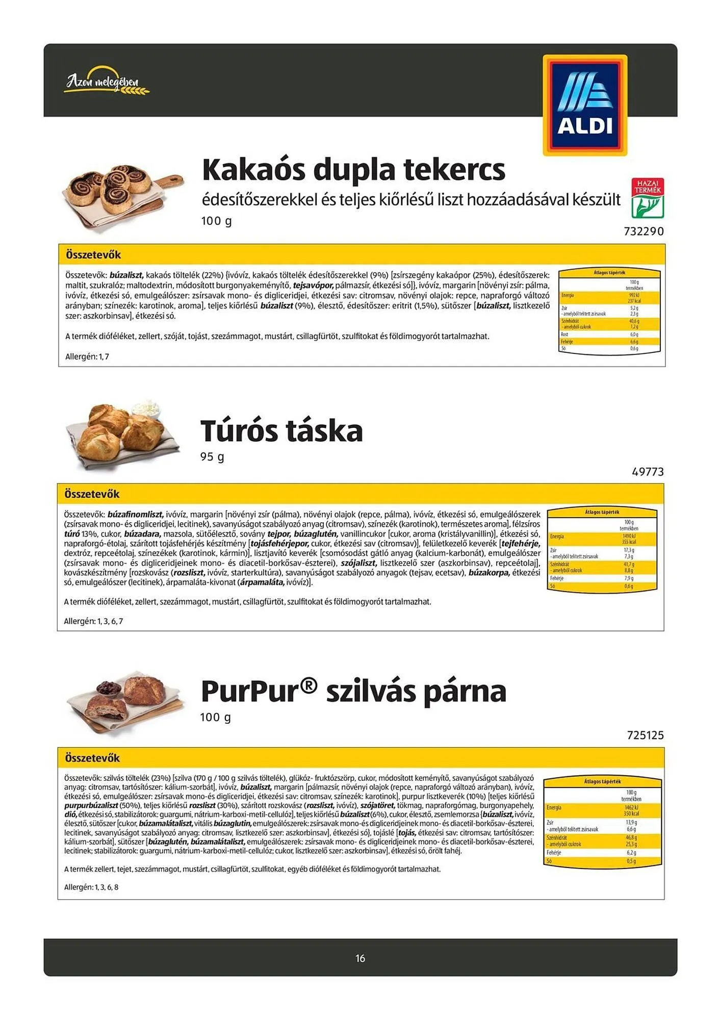 Katalógus ALDI akciós újság július 16.-tól január 20.-ig 2026. - Oldal 16