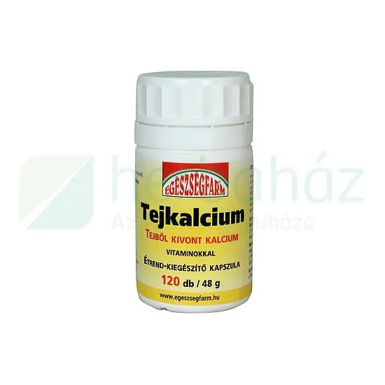 EGÉSZSÉGFARM TEJKALCIUM KAPSZULA 120DB