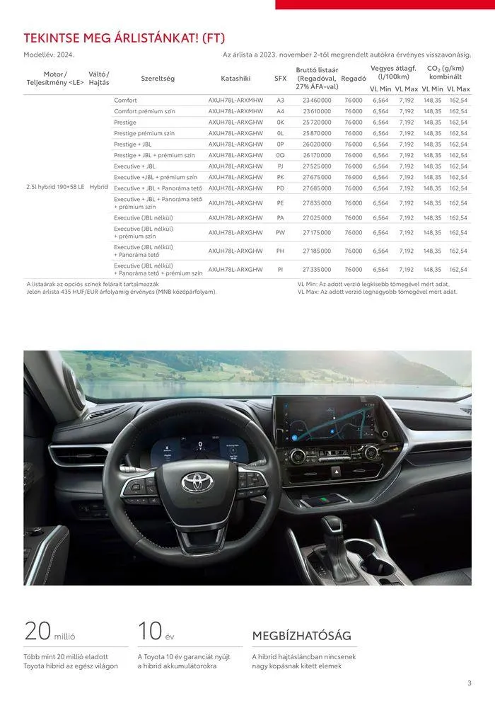 Katalógus Toyota Highlander! június 5.-tól június 5.-ig 2025. - Oldal 3