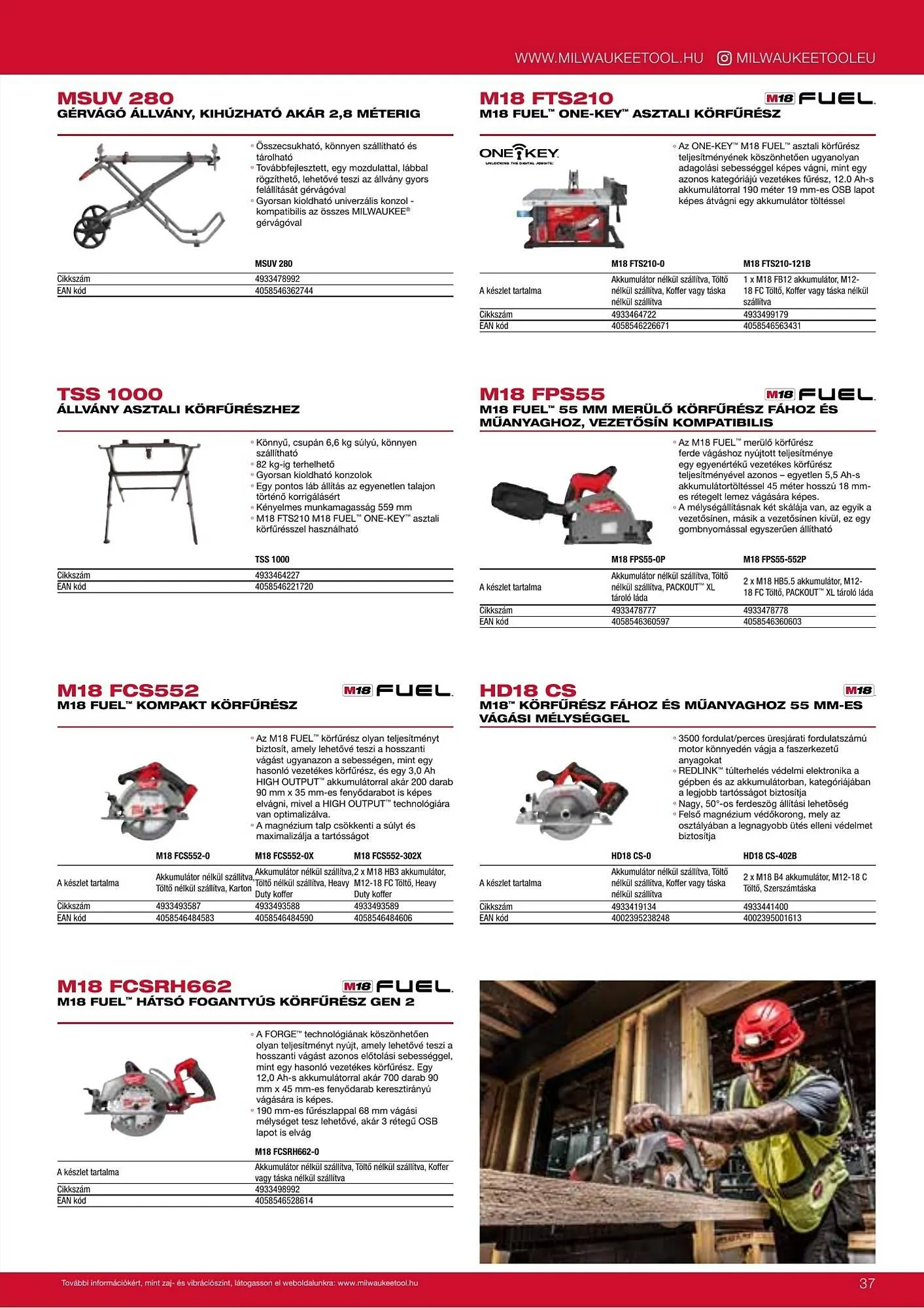 Katalógus Milwaukee akciós újság szeptember 16.-tól december 31.-ig 2026. - Oldal 37
