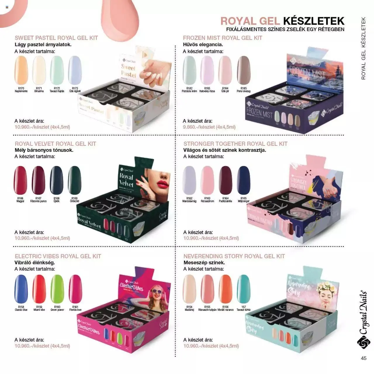 Katalógus Crystal Nails - Nagykatalógus 2023/24 március 6.-tól december 31.-ig 2023. - Oldal 45