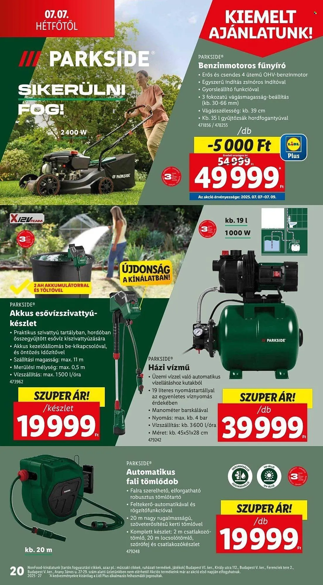 Katalógus Lidl akciós újság július 3.-tól július 9.-ig 2025. - Oldal 19