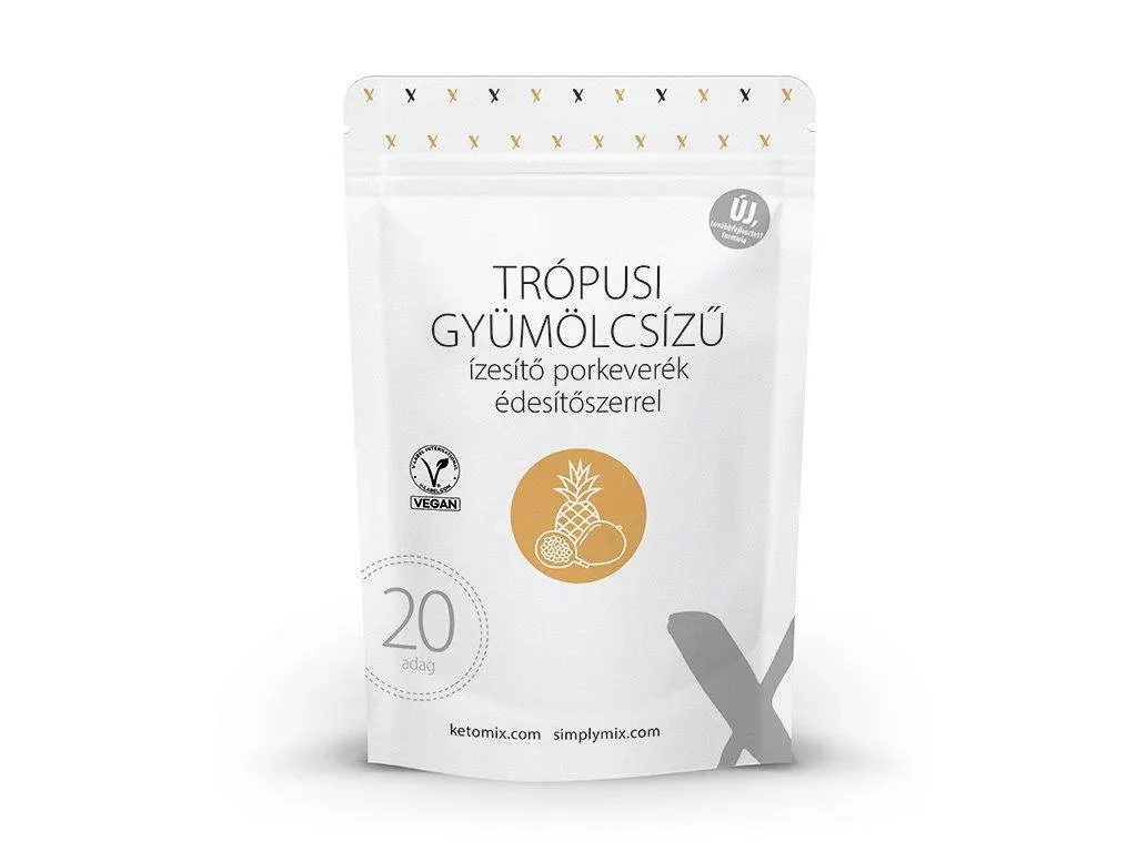 Új generációs trópusi gyümölcsízű ízesítő porkeverék (20 adag)