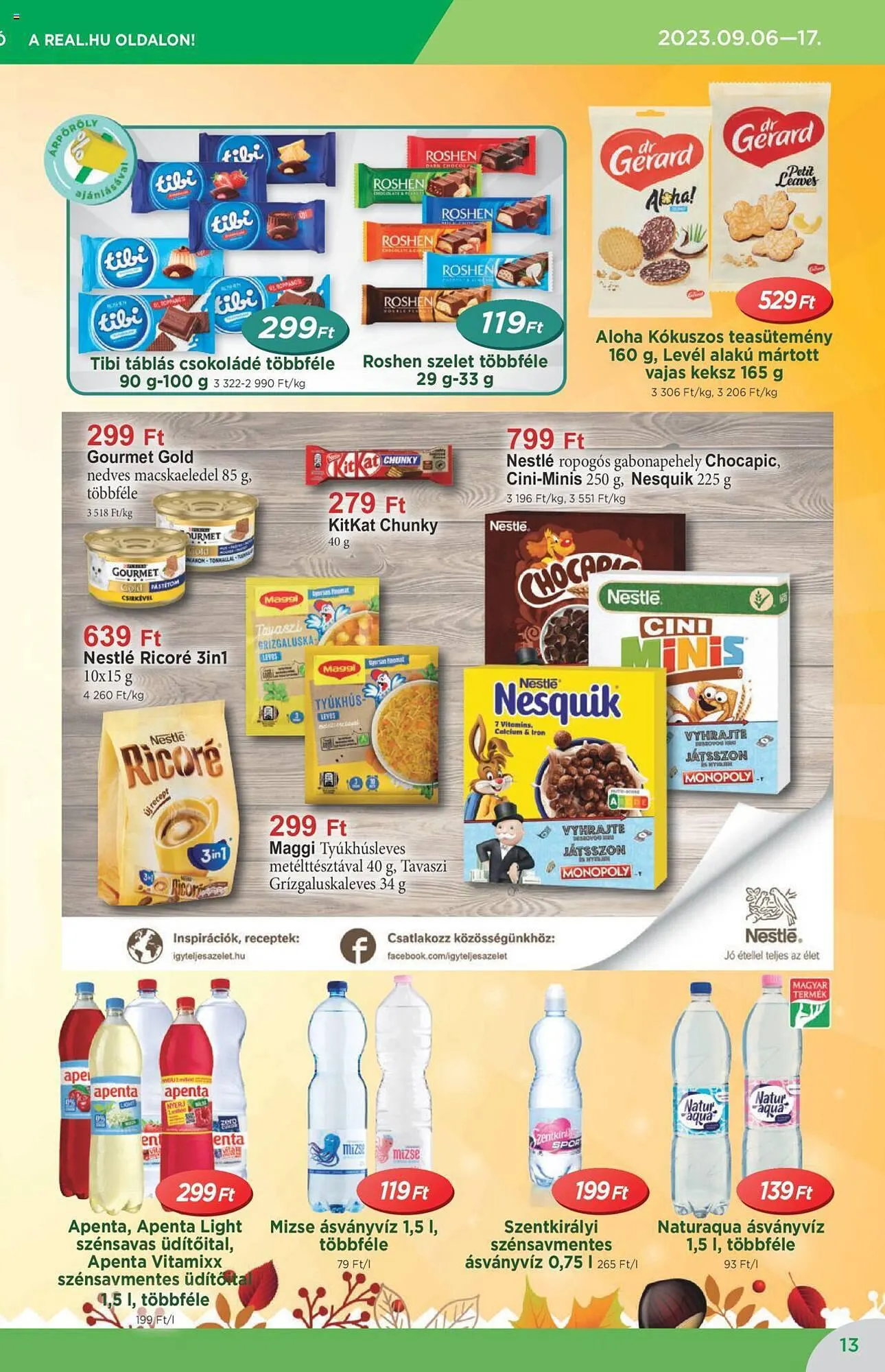 Katalógus Real akciós újság szeptember 6.-tól szeptember 17.-ig 2023. - Oldal 13