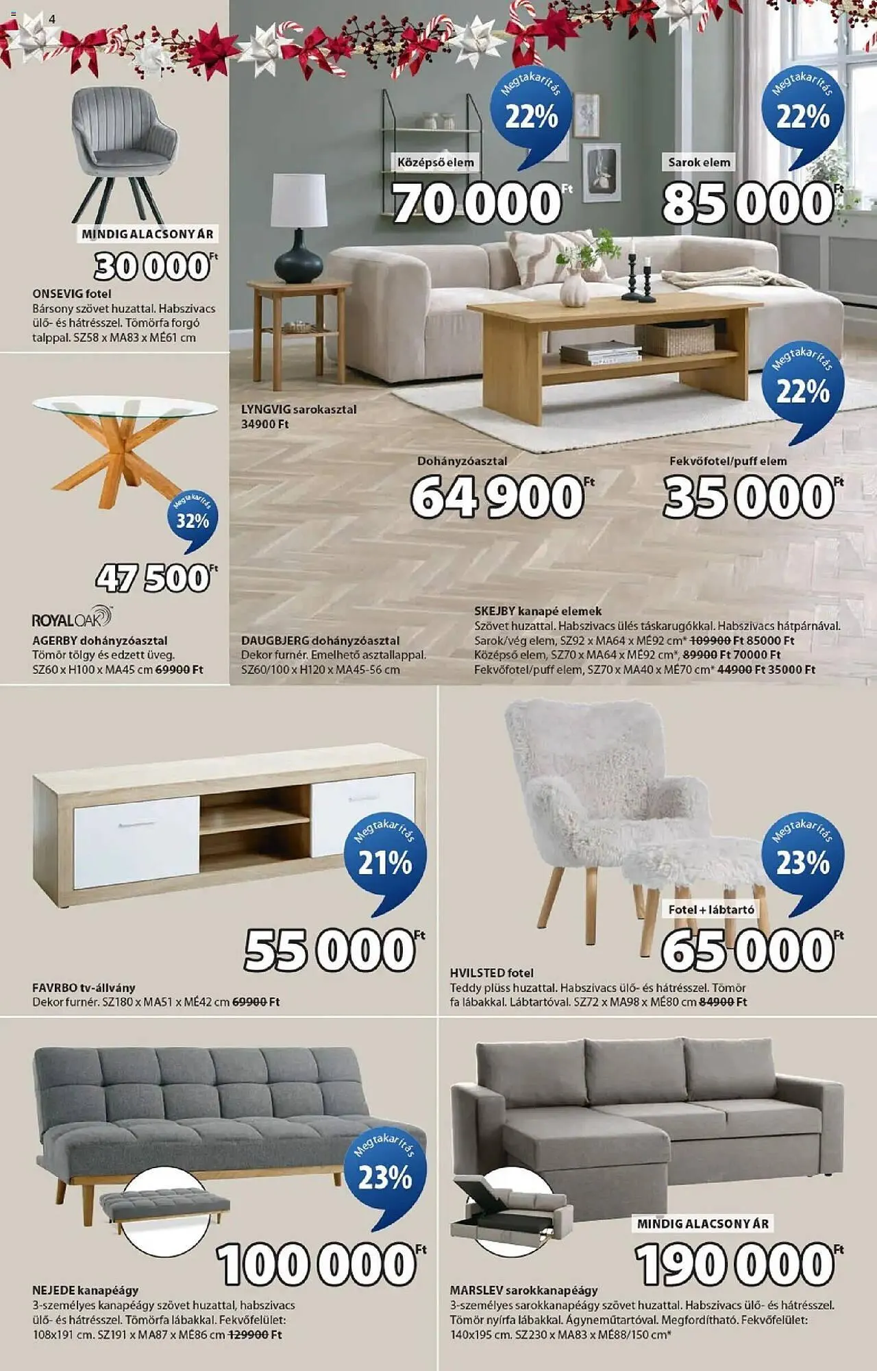 Katalógus JYSK akciós újság december 1.-tól december 30.-ig 2025. - Oldal 4