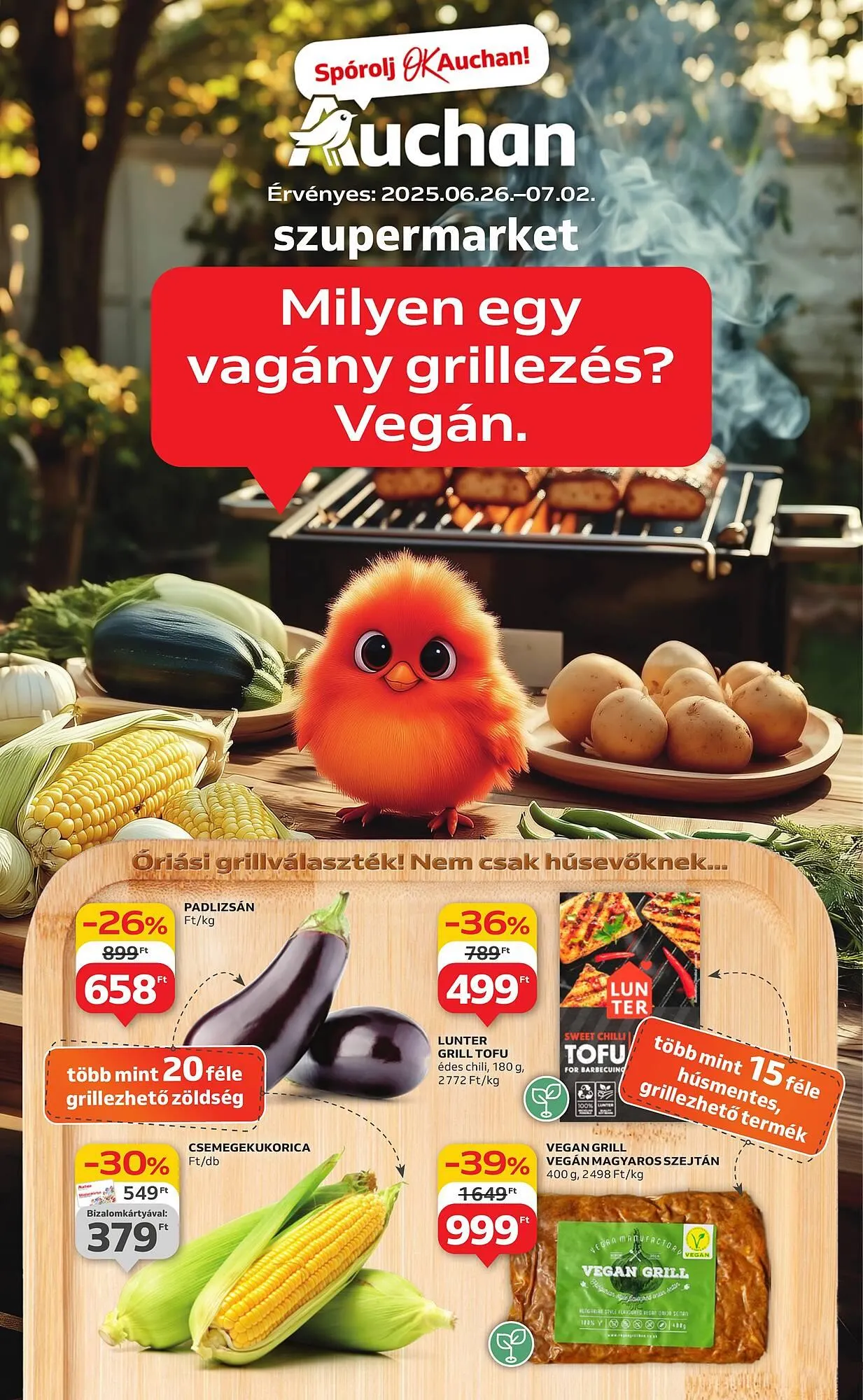 Katalógus Auchan akciós újság június 26.-tól július 2.-ig 2025. - Oldal 1