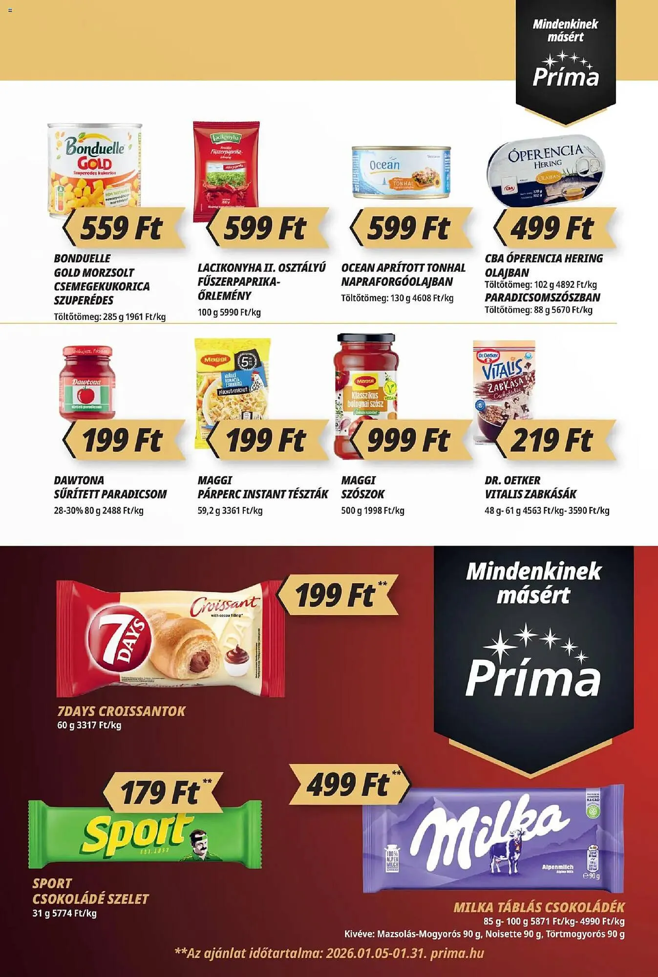 Katalógus Príma akciós újság január 15.-tól január 21.-ig 2026. - Oldal 7