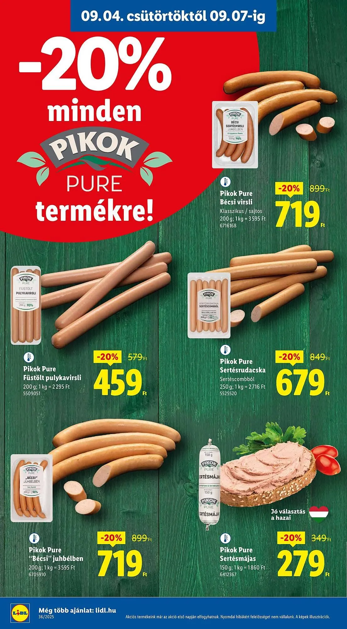 Katalógus Pick-Lidl Nyereményjáték 2025.09.24 akciós újság szeptember 4.-tól szeptember 10.-ig 2025. - Oldal 10
