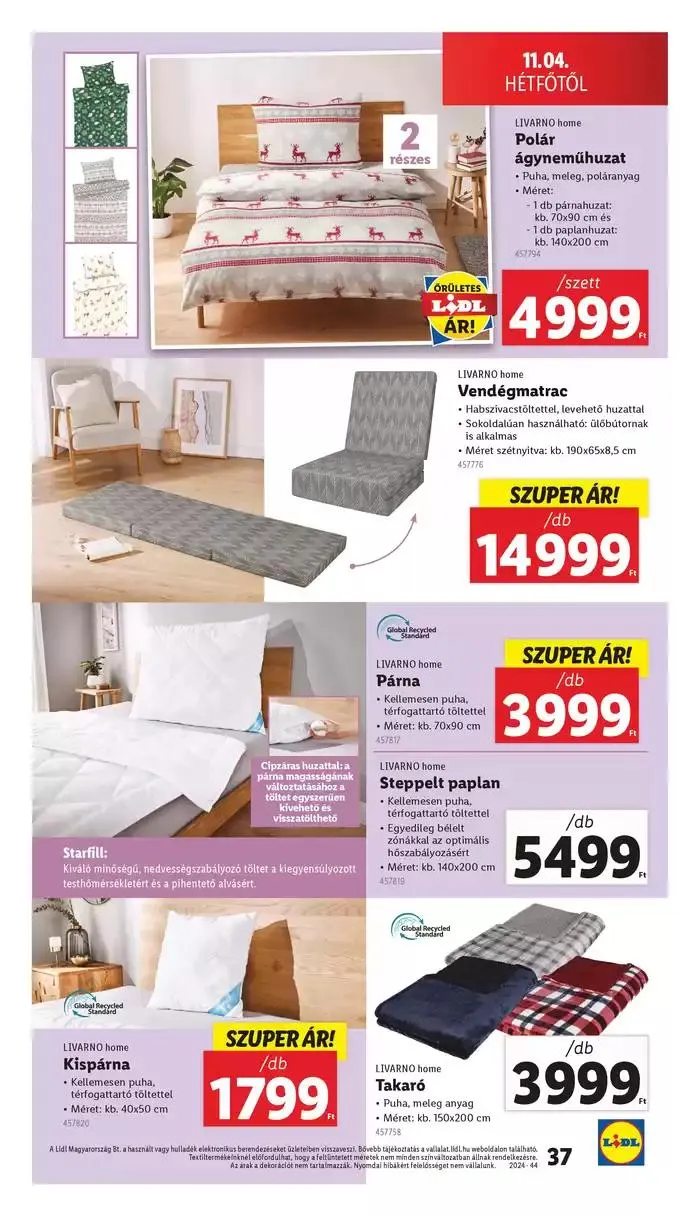 Katalógus Akciós újság – 44. hét október 31.-tól november 6.-ig 2024. - Oldal 37