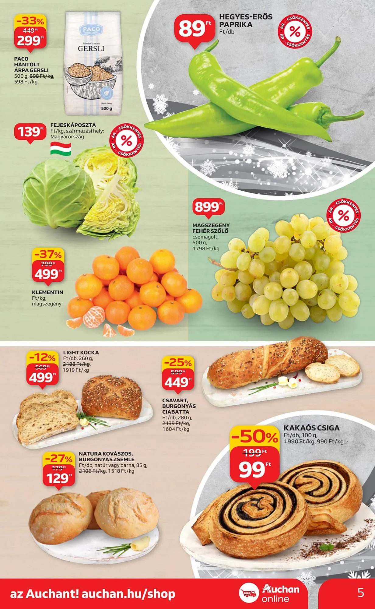Katalógus Auchan akciós újság december 18.-tól december 24.-ig 2025. - Oldal 5