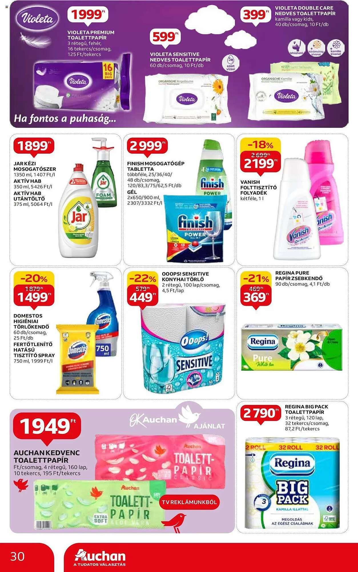 Katalógus Auchan akciós újság szeptember 28.-tól október 4.-ig 2023. - Oldal 30