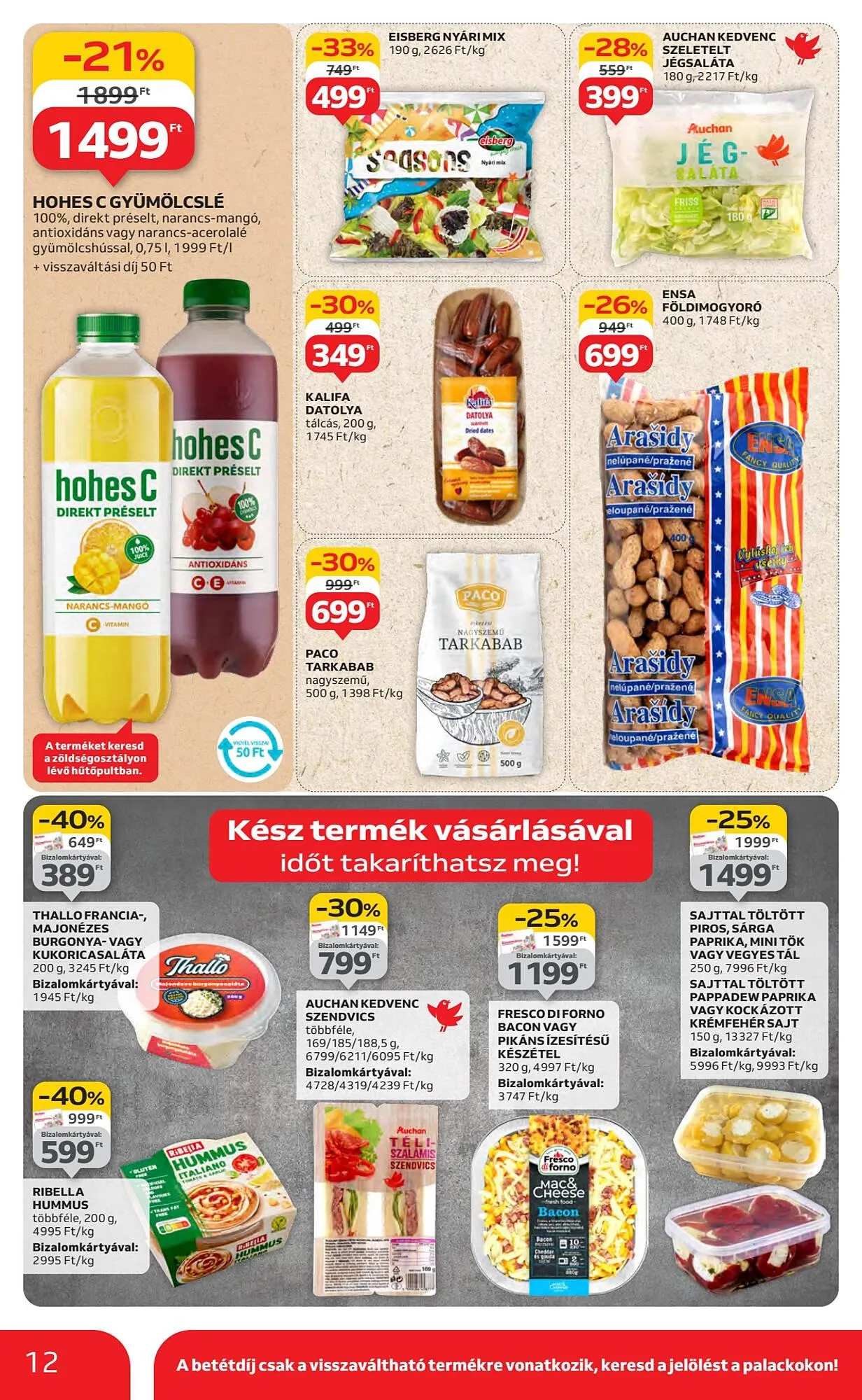 Katalógus Auchan akciós újság július 31.-tól augusztus 6.-ig 2025. - Oldal 12