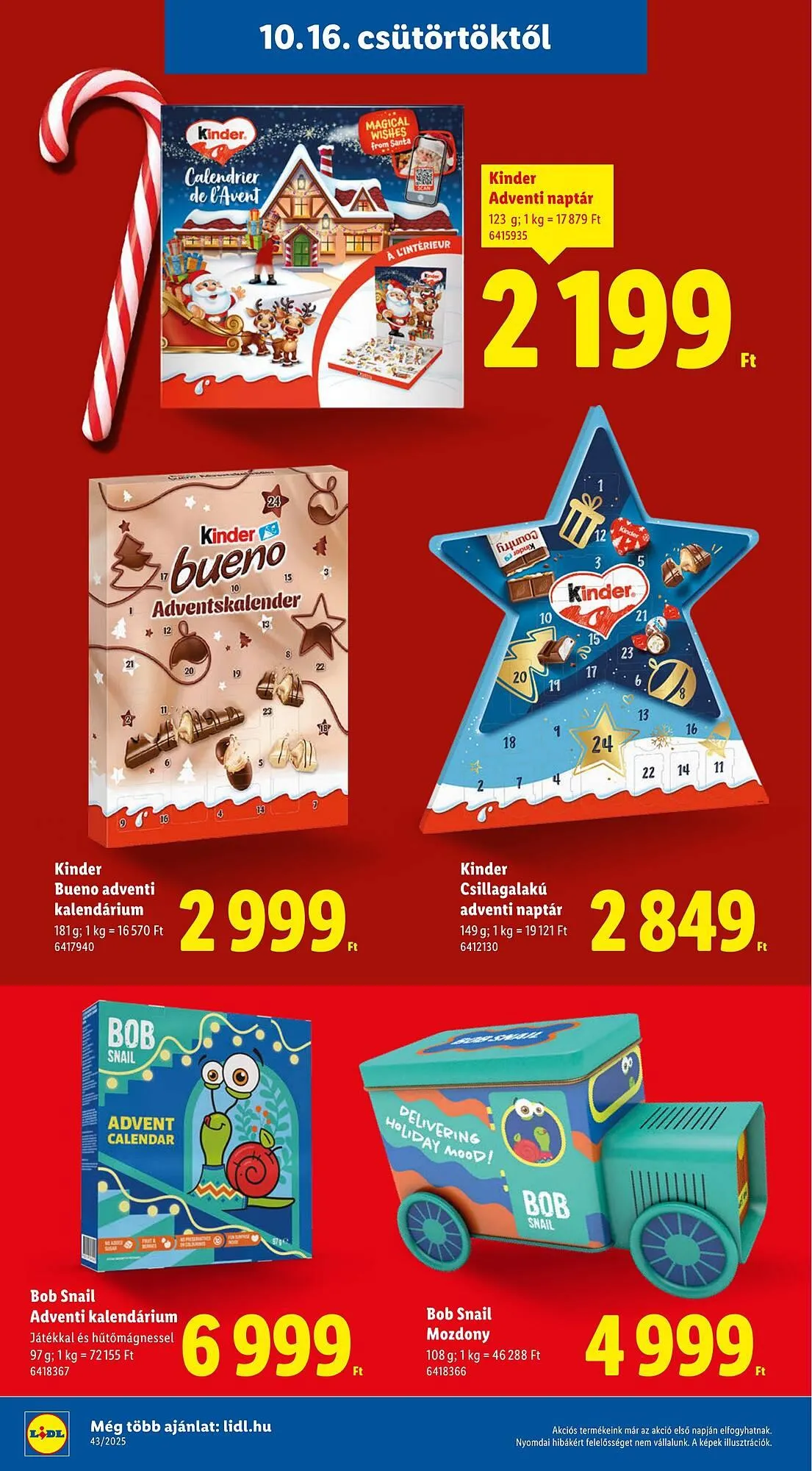 Katalógus Lidl akciós újság október 16.-tól december 24.-ig 2025. - Oldal 18