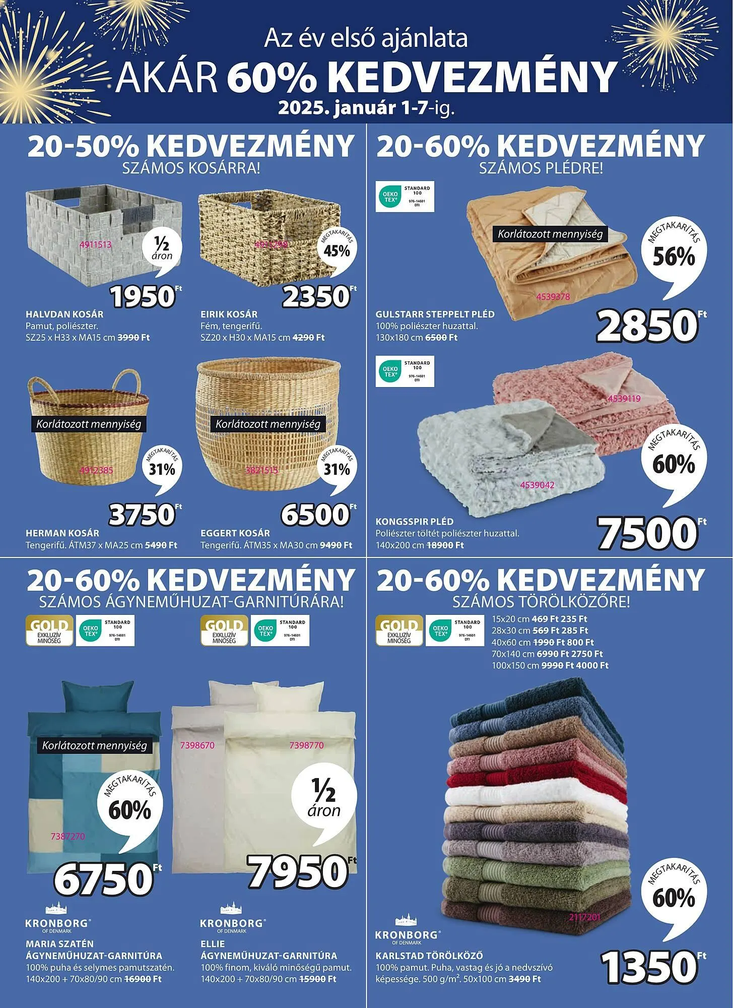 Katalógus JYSK akciós újság január 1.-tól február 2.-ig 2025. - Oldal 2