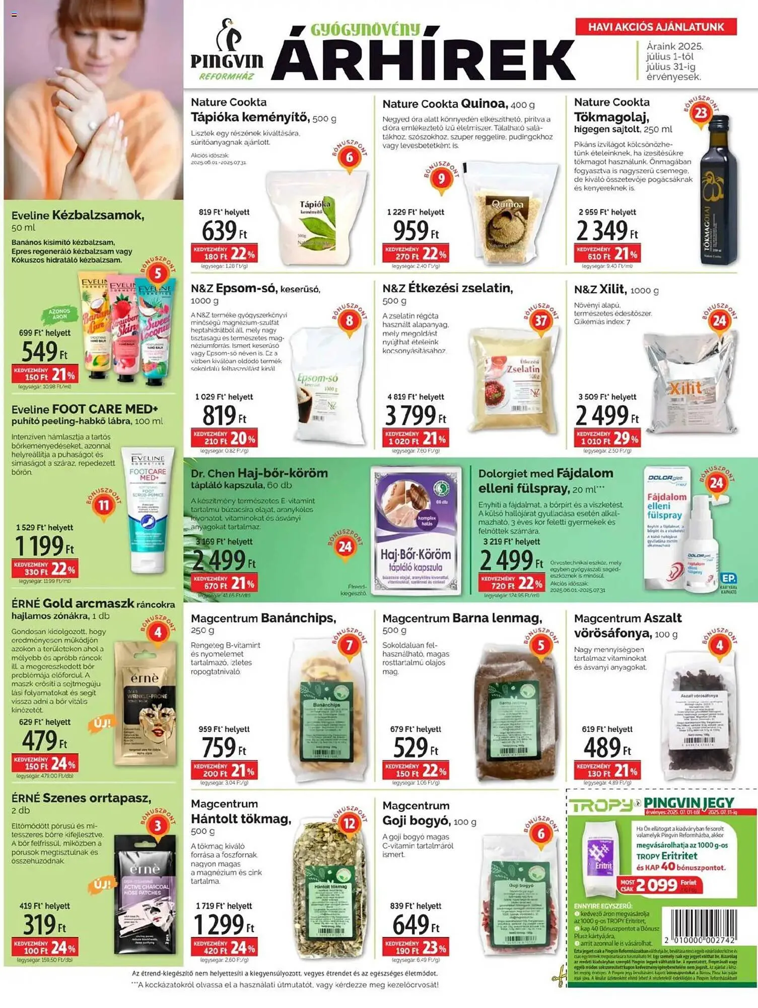 Katalógus Pingvin Patika akciós újság július 1.-tól július 31.-ig 2025. - Oldal 2