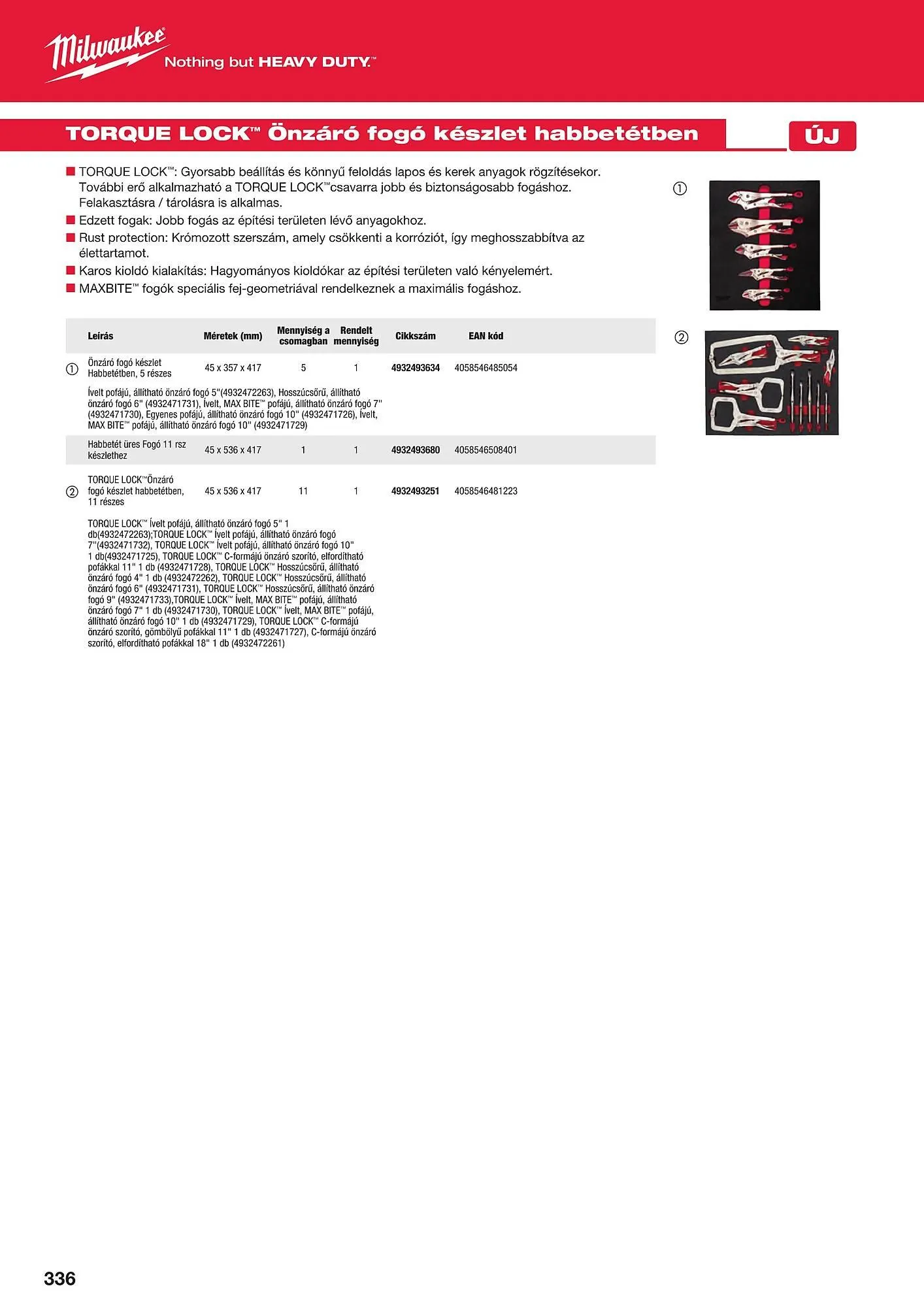 Katalógus Milwaukeetool akciós újság augusztus 14.-tól december 31.-ig 2024. - Oldal 336