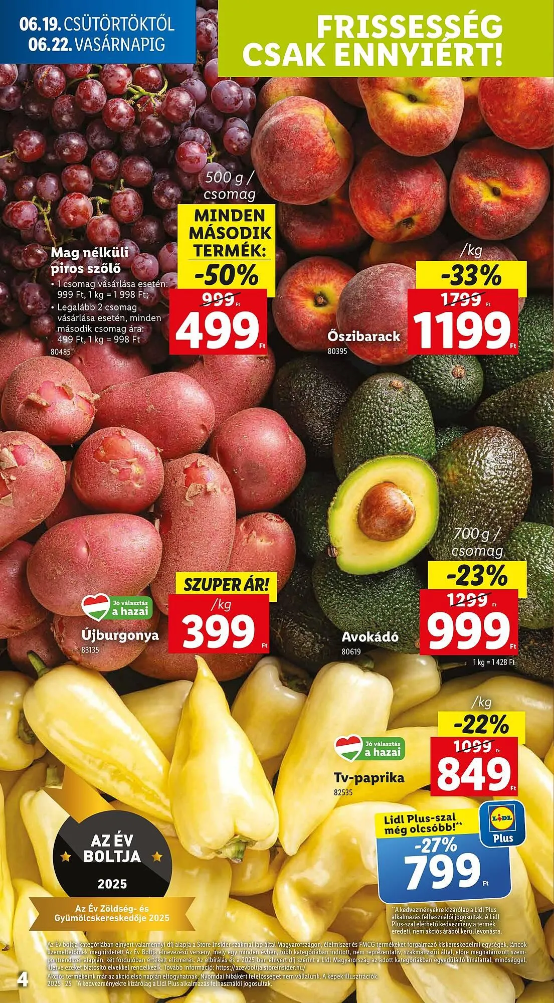 Katalógus Lidl akciós újság június 19.-tól június 25.-ig 2025. - Oldal 4