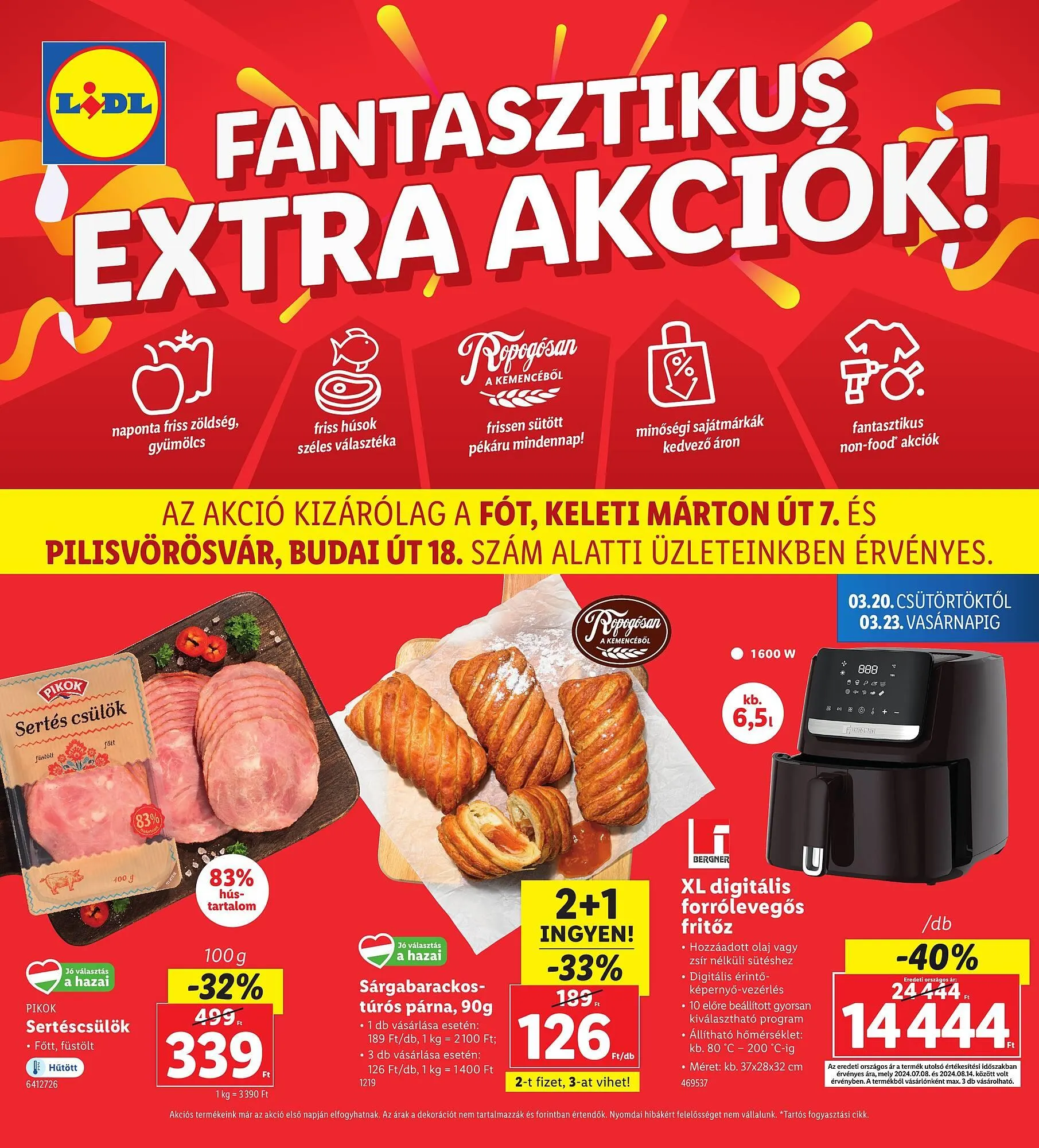 Katalógus Lidl akciós újság március 20.-tól március 23.-ig 2025. - Oldal 1