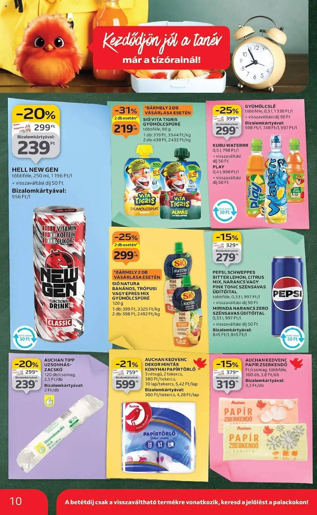 Katalógus Auchan akciós újság szeptember 4.-tól szeptember 10.-ig 2025. - Oldal 10