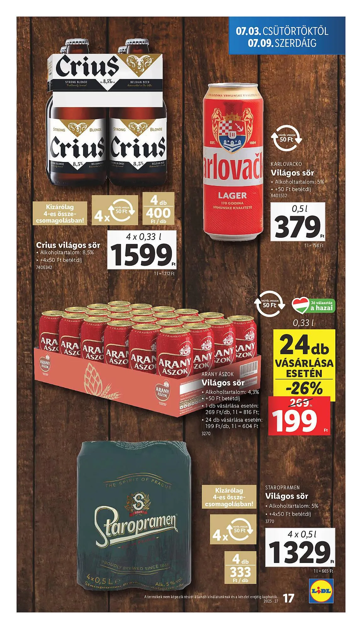 Katalógus Lidl akciós újság július 3.-tól július 9.-ig 2025. - Oldal 17