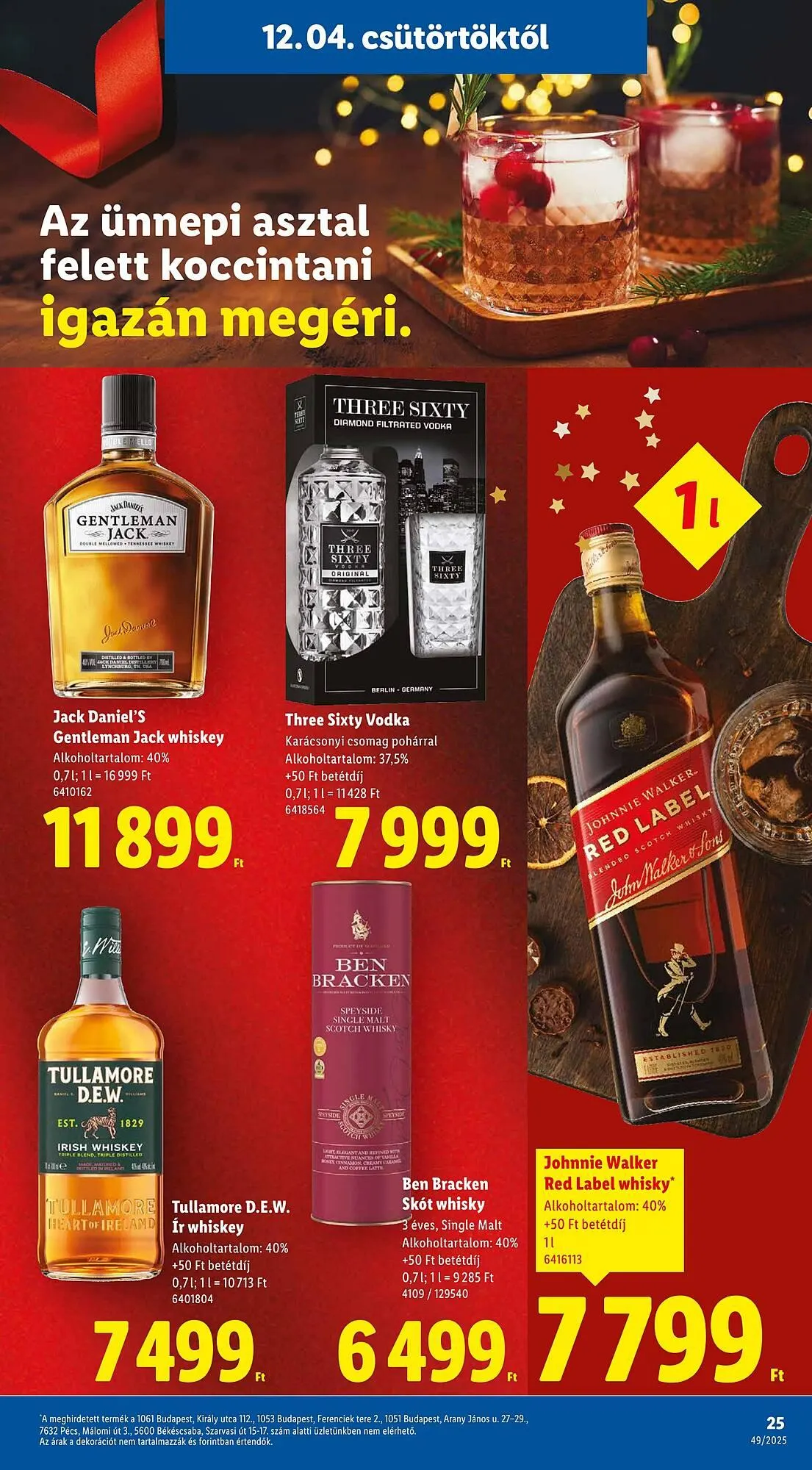 Katalógus Lidl akciós újság december 4.-tól december 10.-ig 2025. - Oldal 25