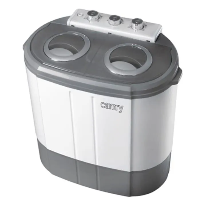 Camry CR8052 mini centrifugás mosógép 3kg, Fehér/szürke