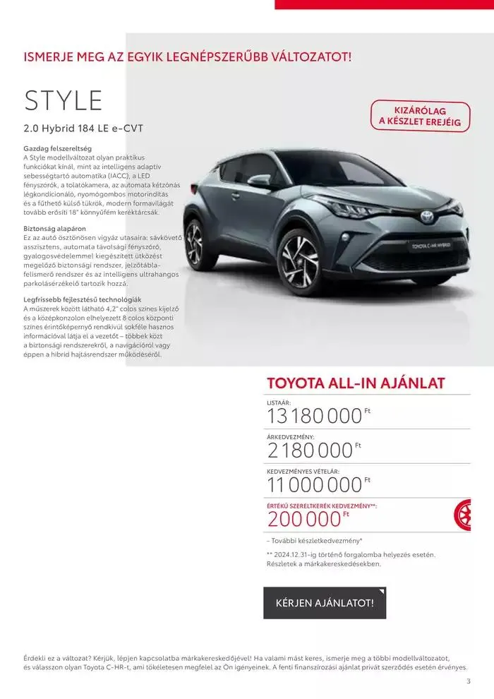 Katalógus Toyota C-HR Hybrid december 7.-tól december 7.-ig 2025. - Oldal 3