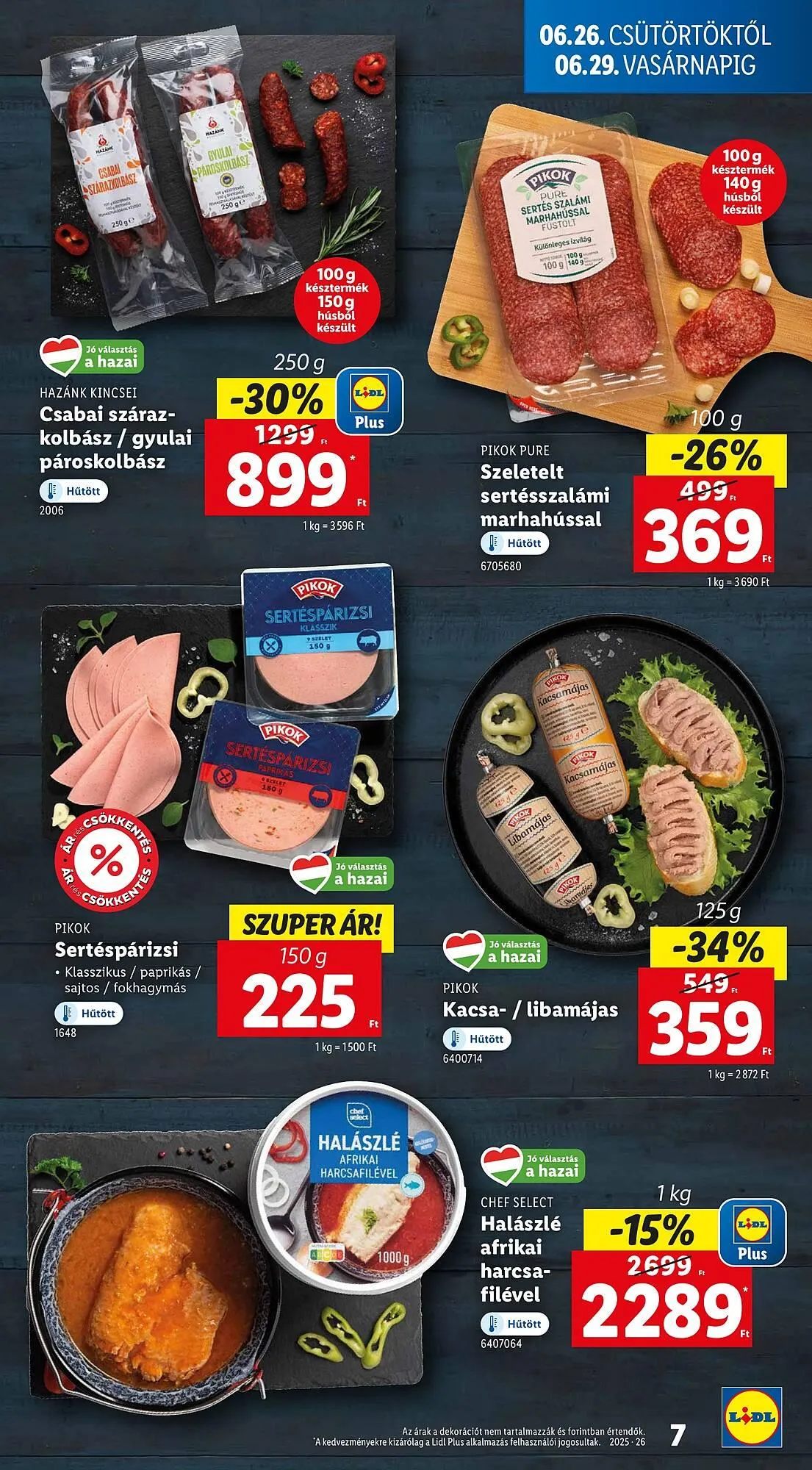Katalógus Lidl akciós újság június 26.-tól július 2.-ig 2025. - Oldal 7