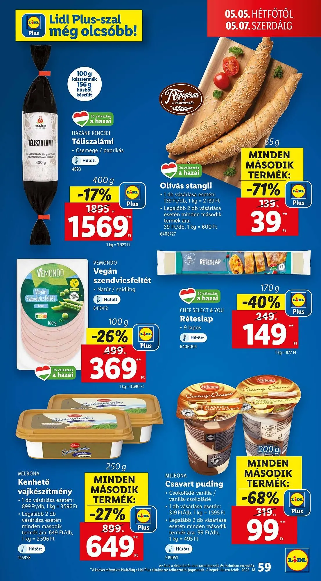Katalógus Lidl akciós újság április 30.-tól május 4.-ig 2025. - Oldal 59