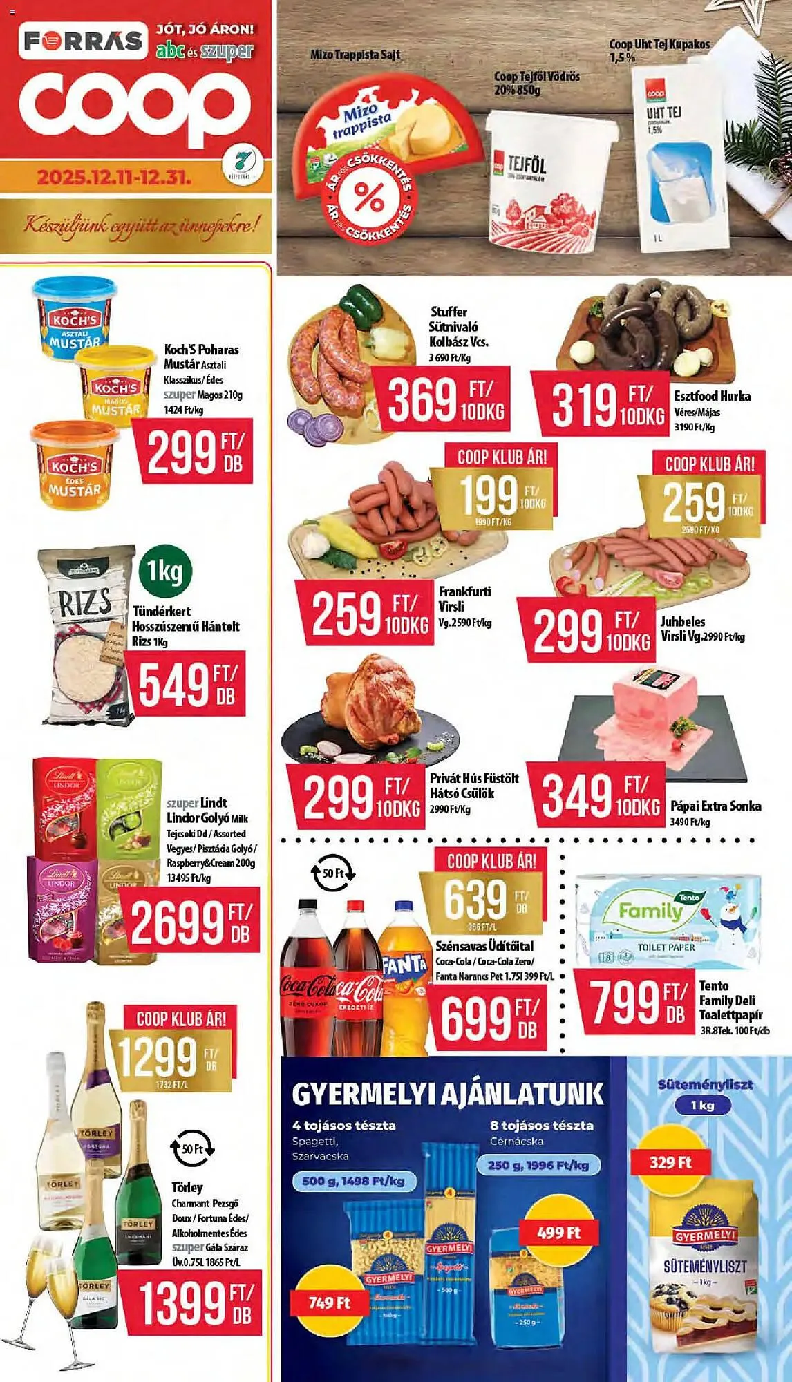 Katalógus Coop akciós újság december 11.-tól december 31.-ig 2025. - Oldal 1